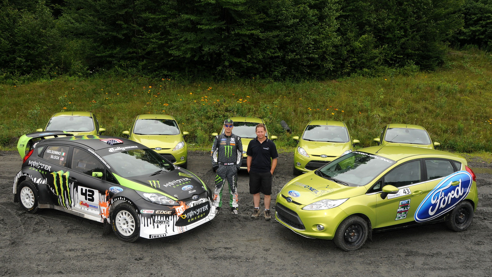 Team O'Neil and Ford Racing team up for the Fiesta Rally Experience