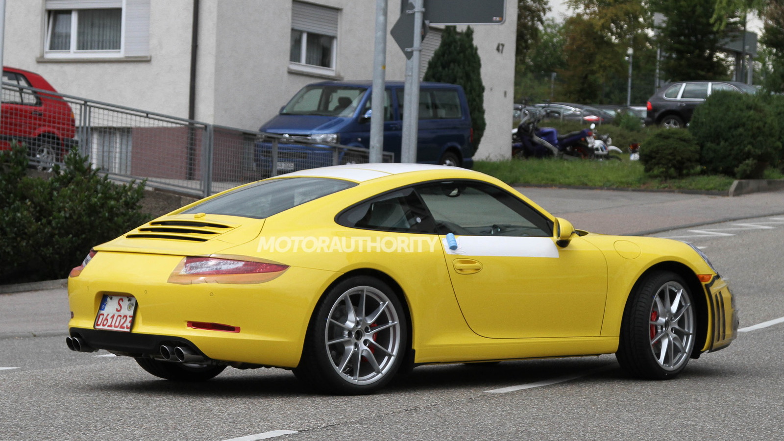 2012 Porsche 911 Spy Shots