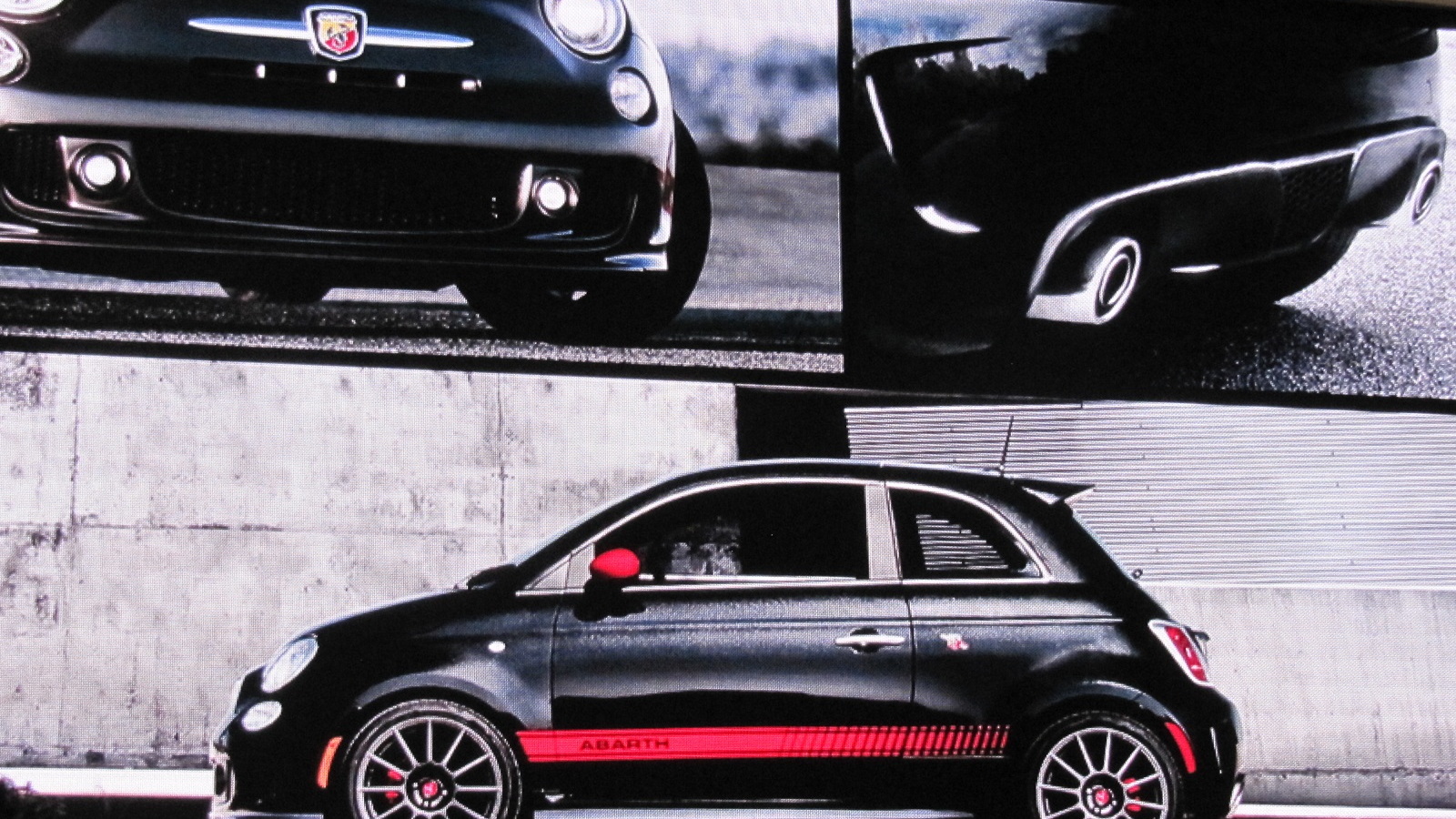 2012 Fiat 500 Abarth live reveal at Los Angeles Auto Show, Nov 2011