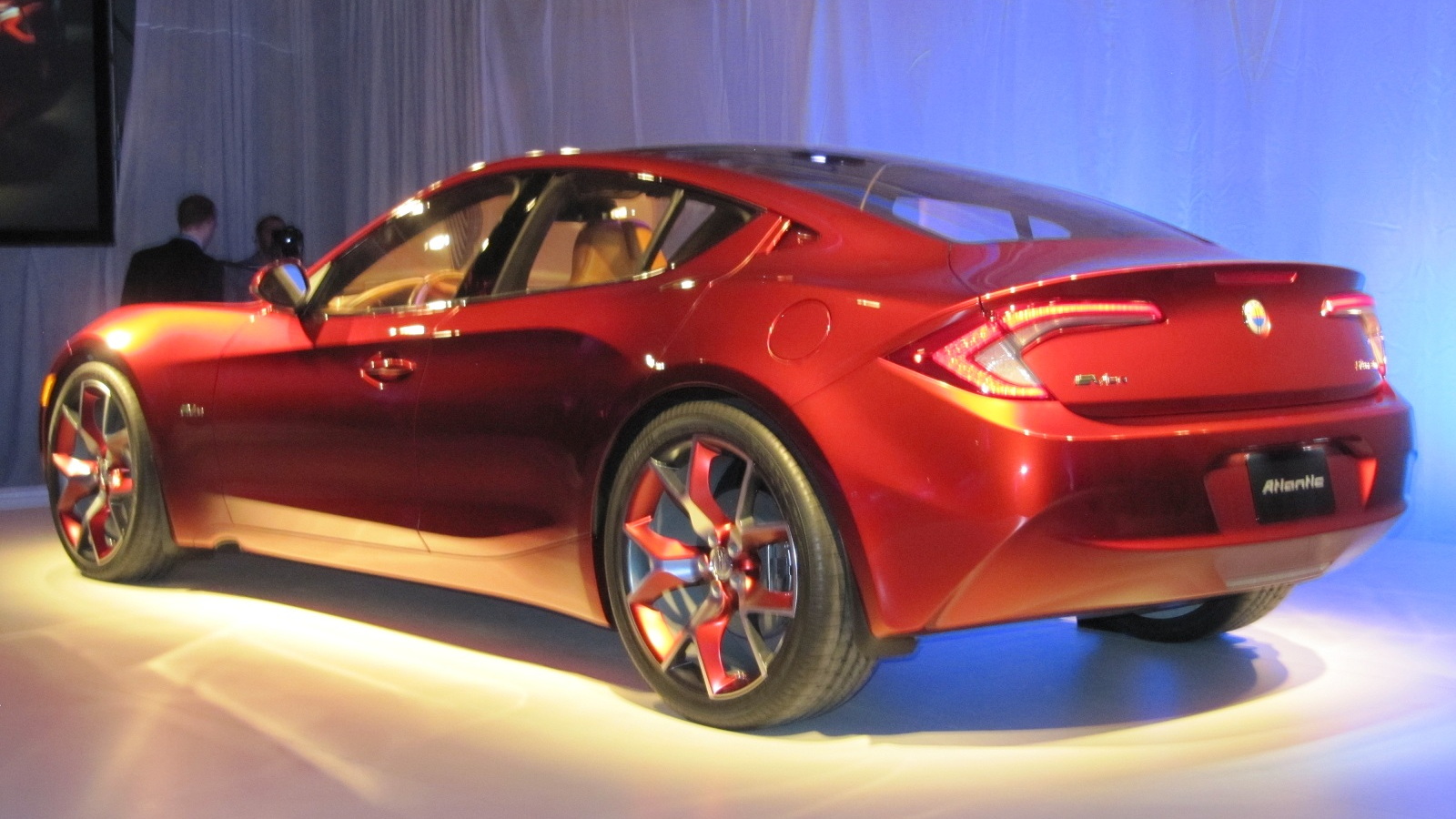 Fisker Atlantic concept unveiling before New York Auto Show, April 2012