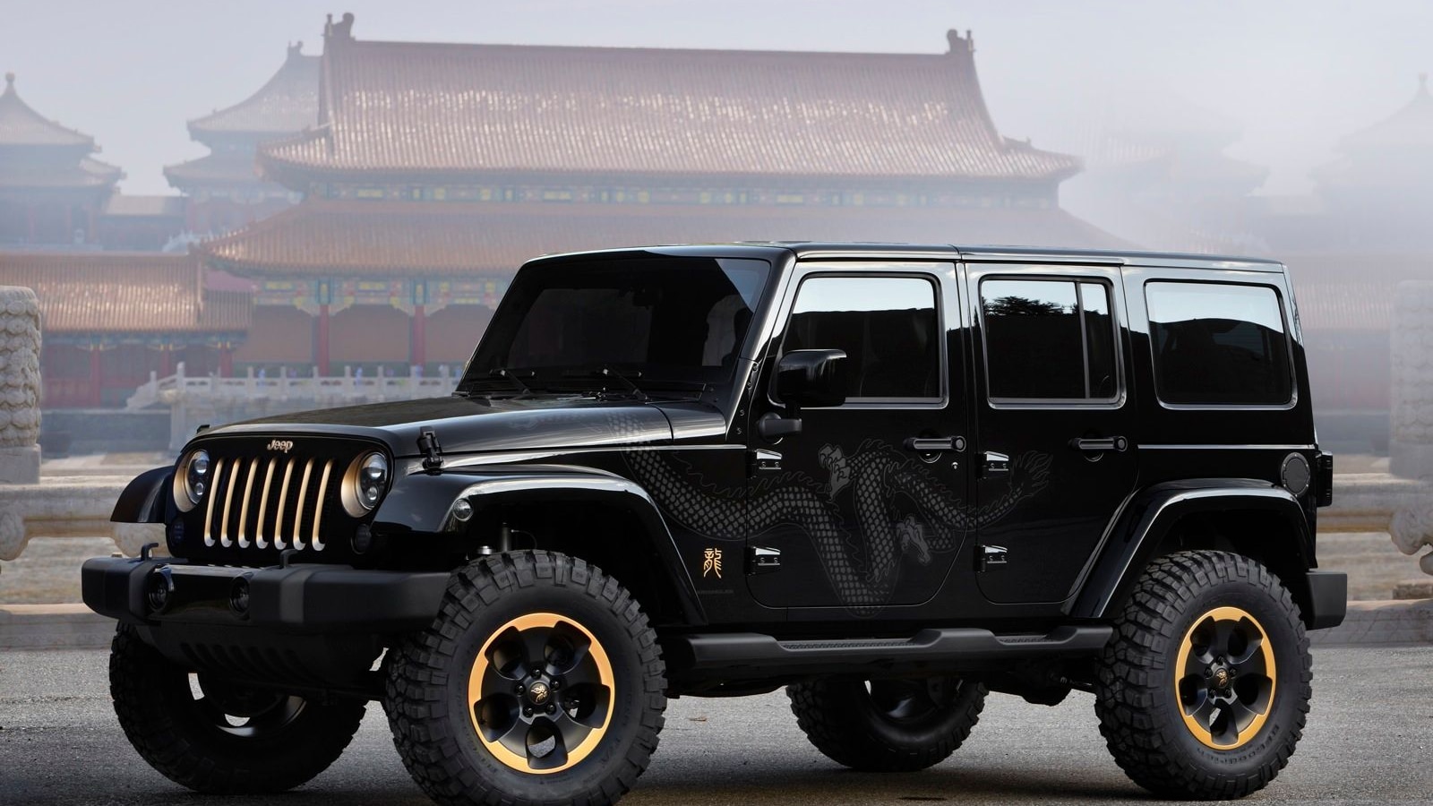 Jeep Wrangler Dragon Design Concept for the 2012 Beijing Auto Show