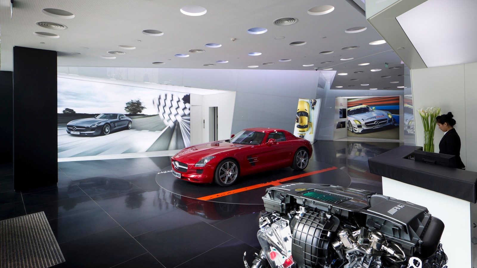 AMG's first stand alone dealership, the Beijing Sanlitun AMG Performance Center
