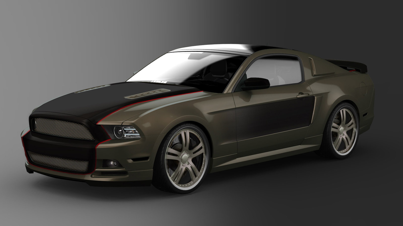 2012 SEMA Mustang Build: Fast Metal Exterior by Theresa Contreras