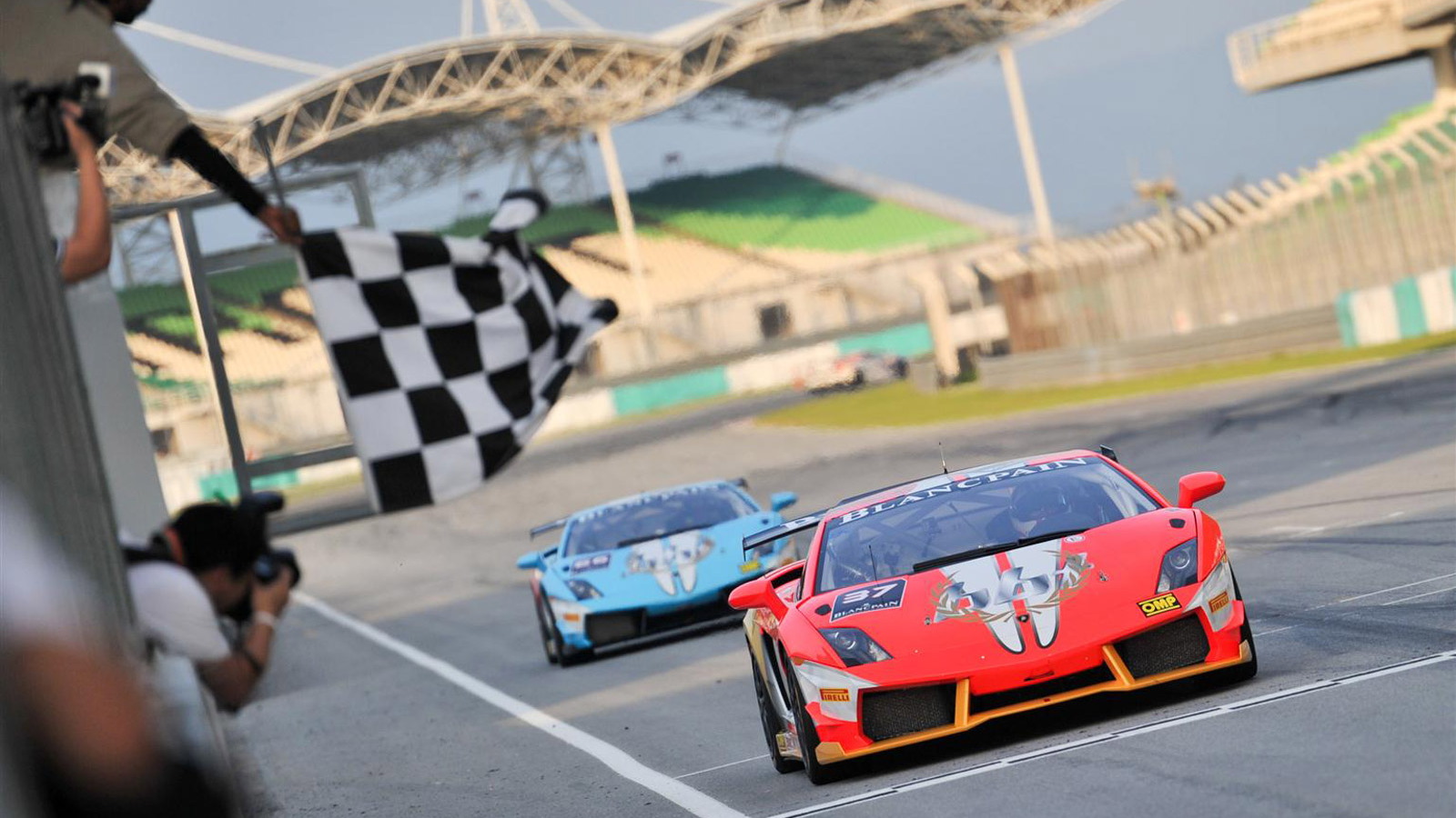 Lamborghini Blancpain Super Trofeo race at Malaysia’s Sepang International Circuit