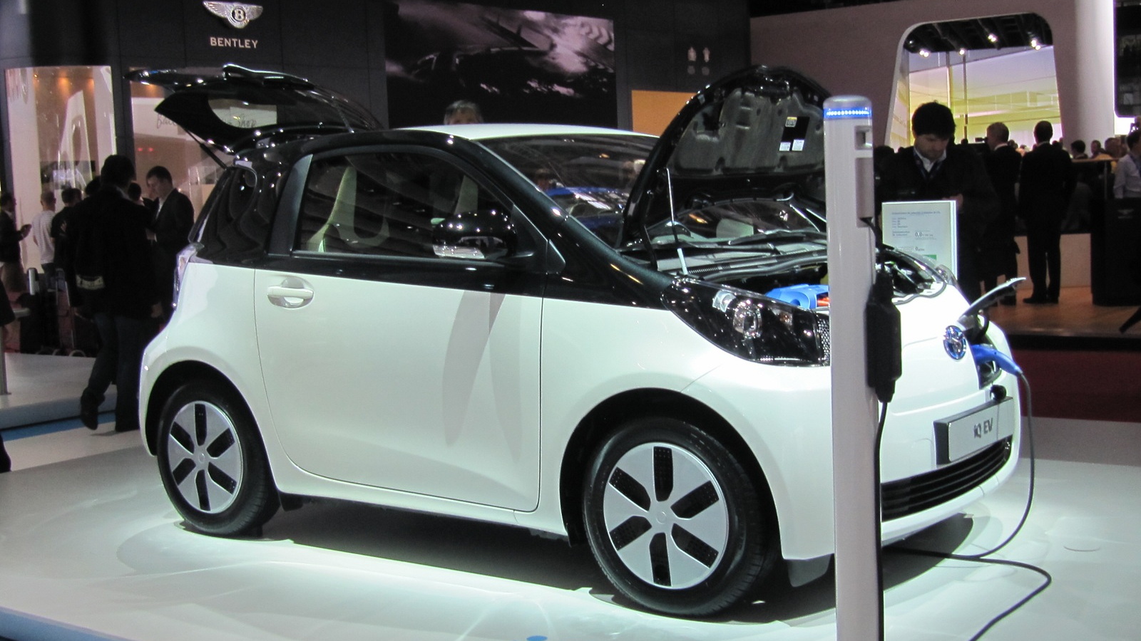 Toyota iQ EV electric car at 2012 Paris Auto Show