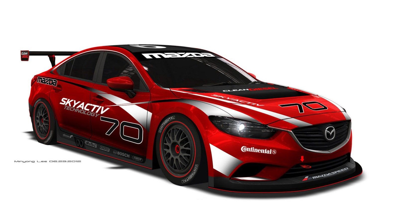 2013 Mazda Mazda6 SkyActiv-D Grand-Am GX race car