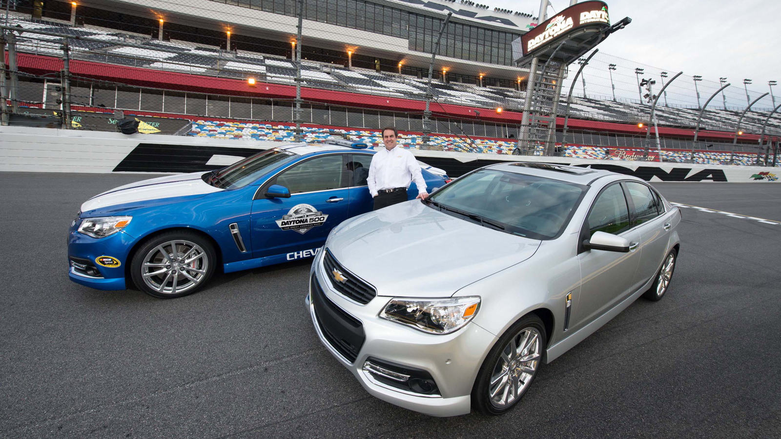 2014 Chevrolet SS at its debut at the Daytona International Speedway