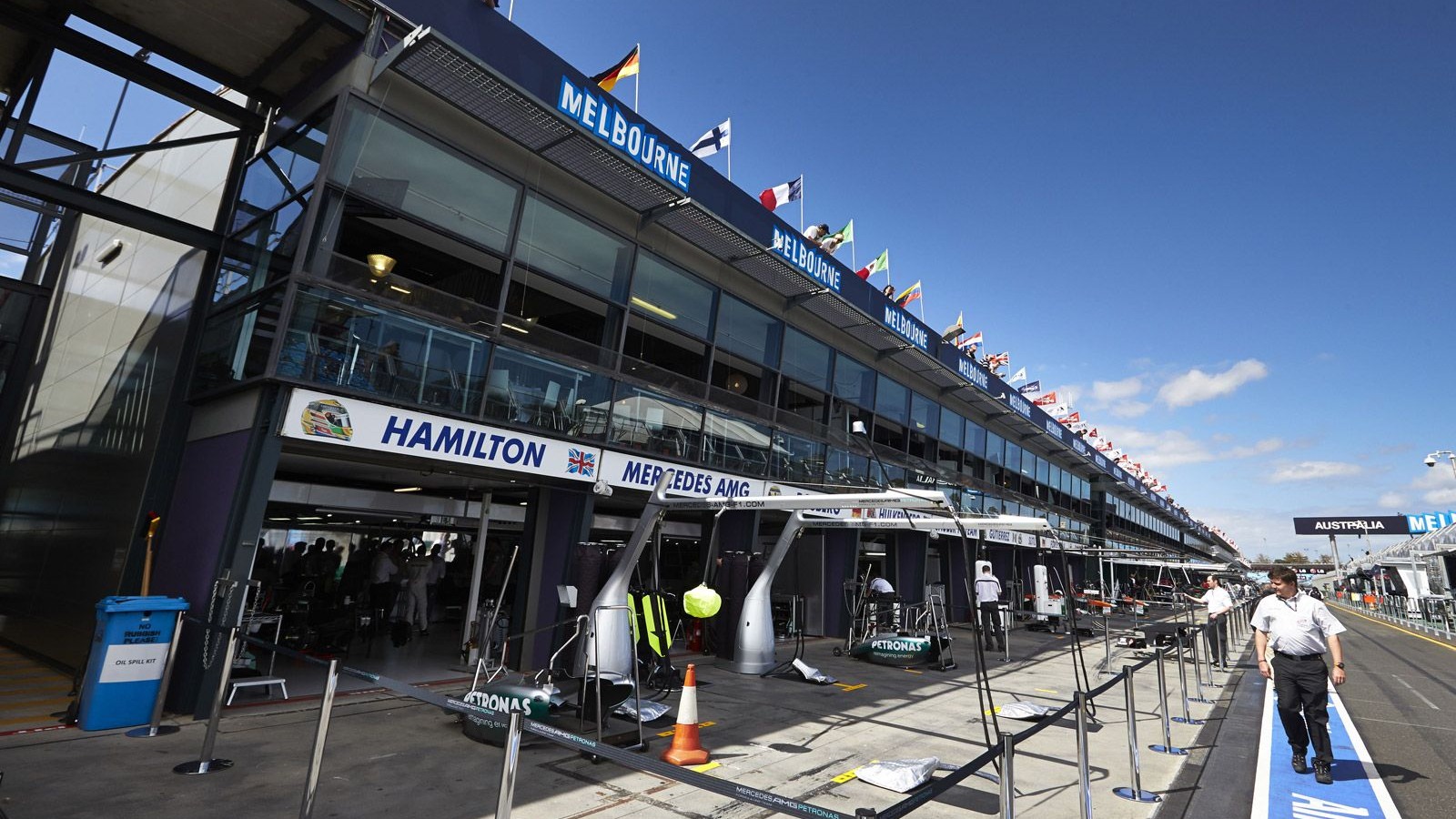 Melbourne Grand Prix Circuit, home of the Formula 1 Australian Grand Prix