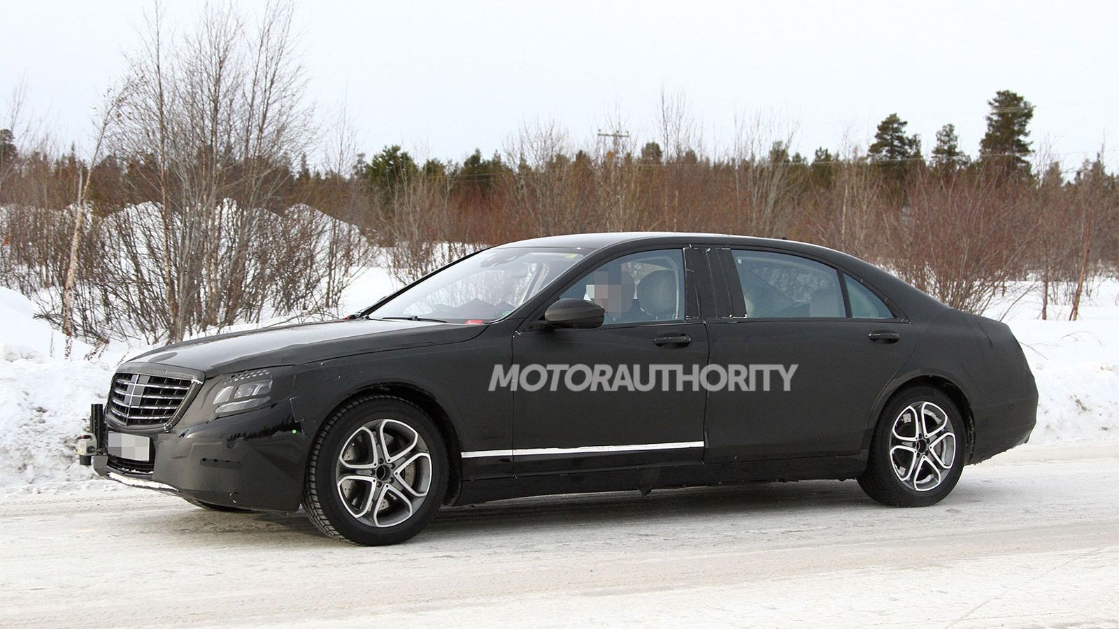 2015 Mercedes-Benz S Class Pullman spy shots