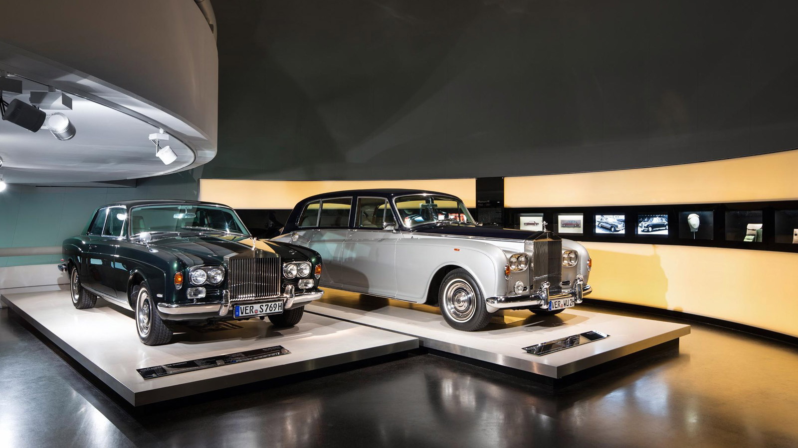 Rolls-Royce exhibition at the BMW Museum in Munich, Germany