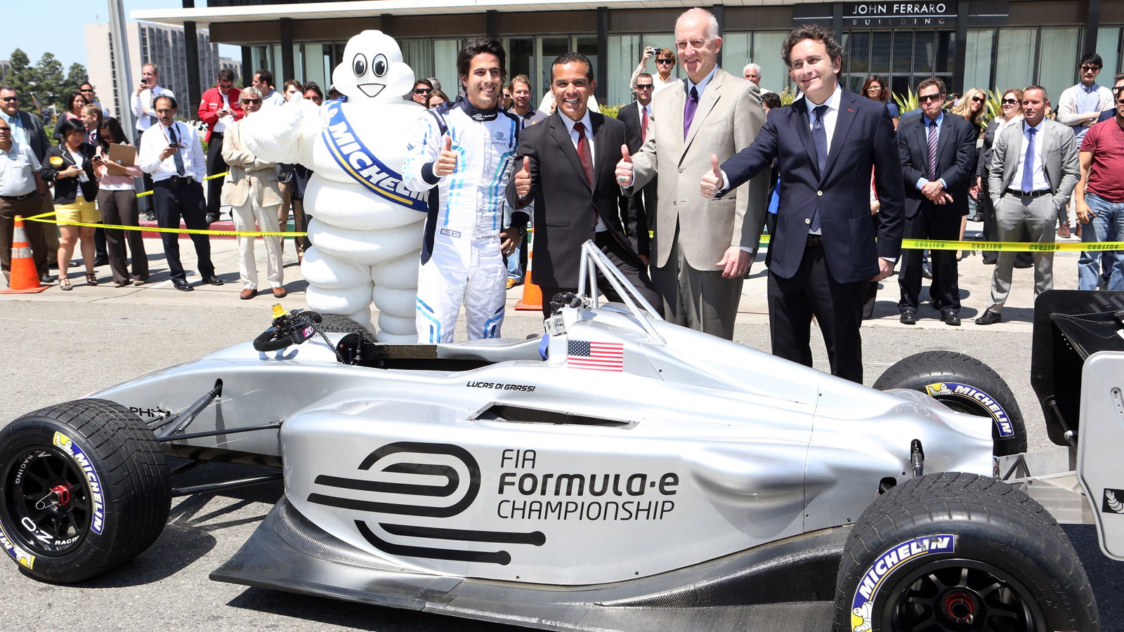 Formula E Championship stops by Los Angeles, California