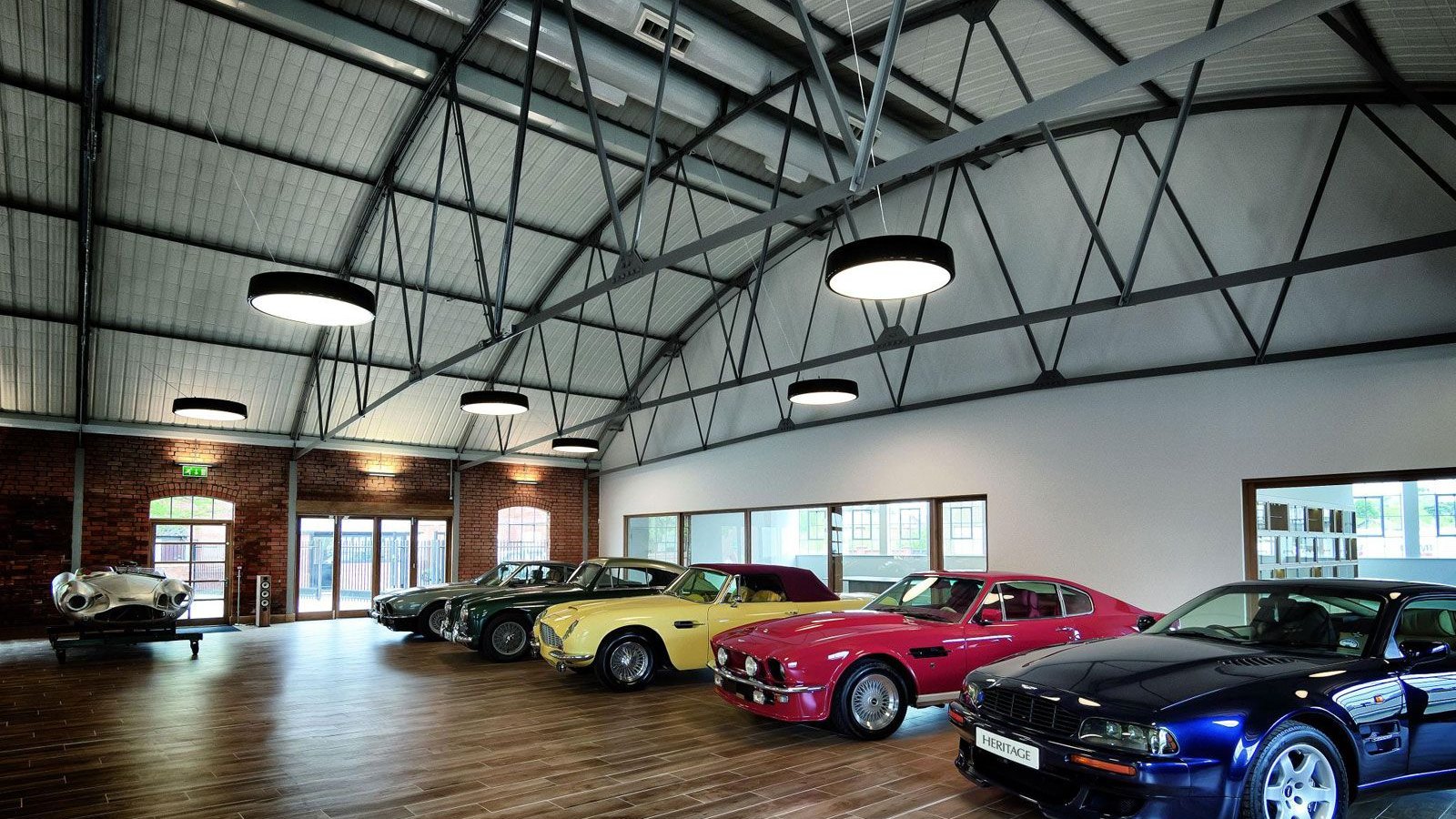 Aston Martin Heritage Showroom in Newport Pagnell, U.K.