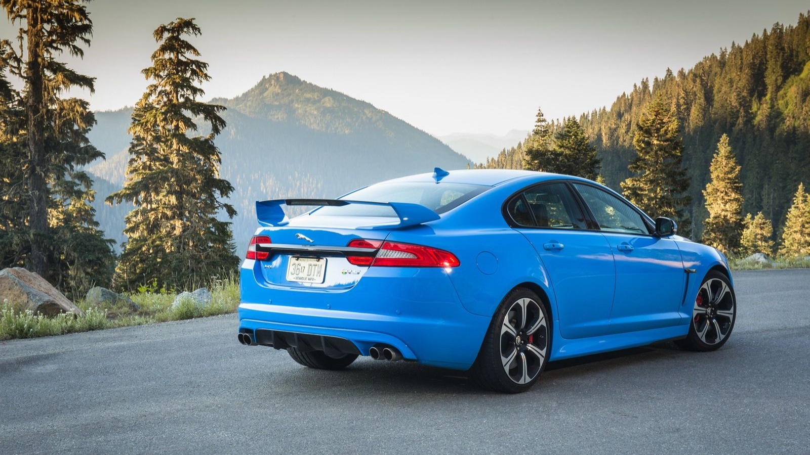 Jaguar XFR Blue