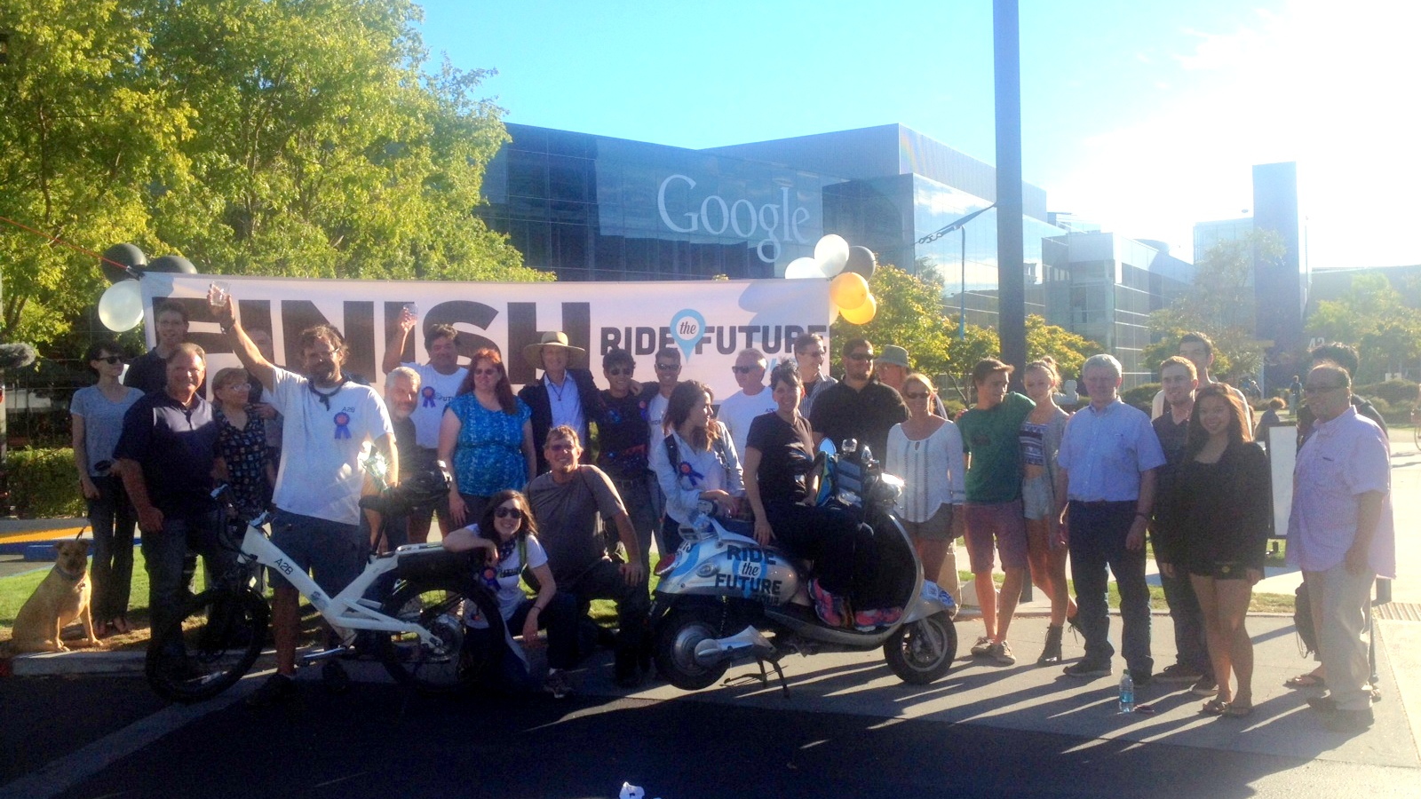 Ride The Future electric vehicle tour ends at Google HQ (Photos: Morgan Vanderwall)
