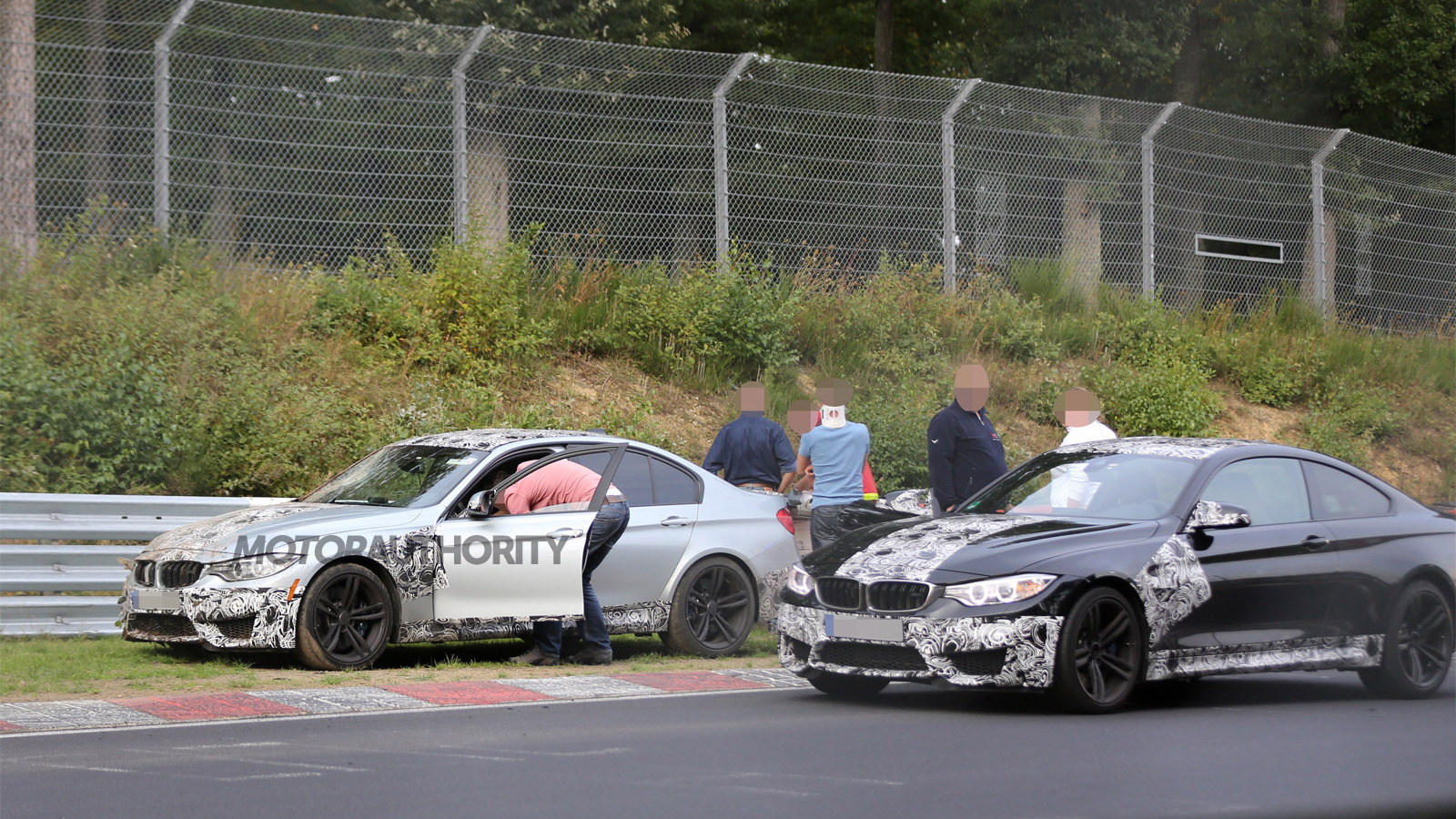 2014 BMW M3 Sedan crashed on the Nürburgring 