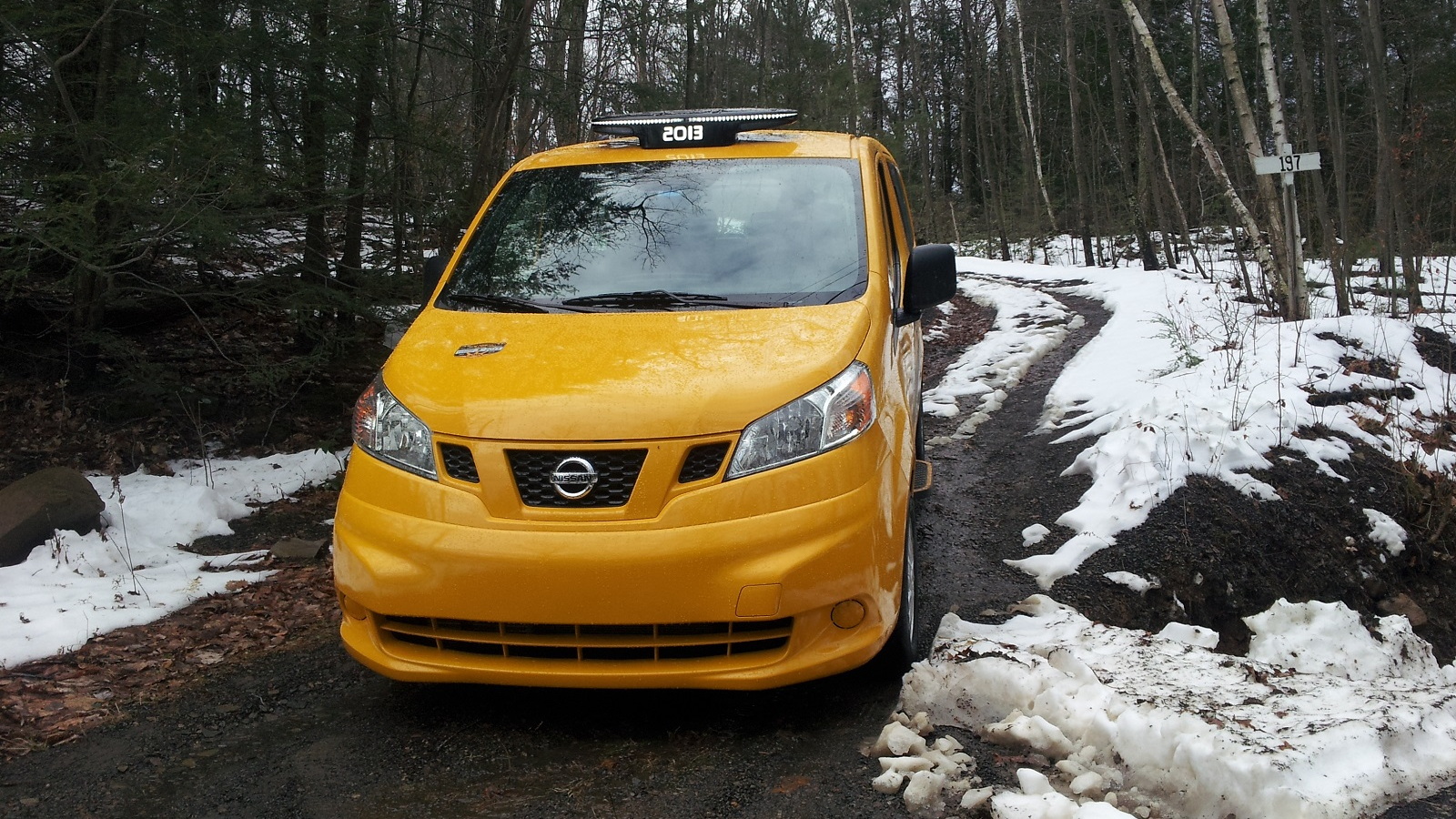 Nissan NV200 'Taxi of Tomorrow' in New York City livery, road test, Dec 2013