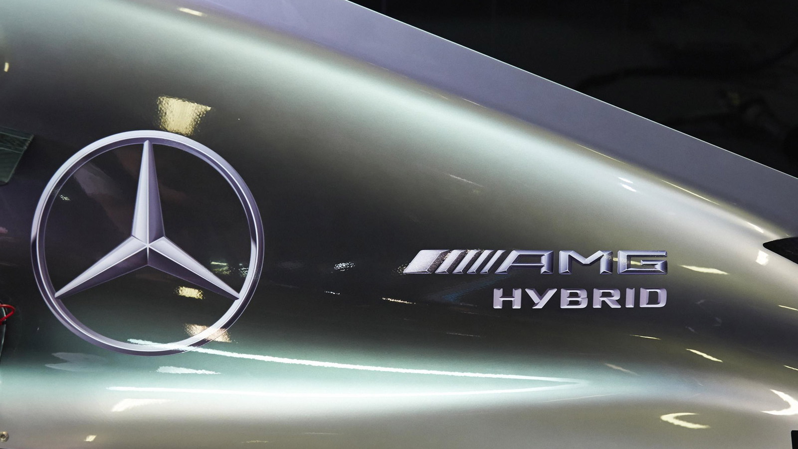 Mercedes AMG's W05 Hybrid 2014 Formula One car