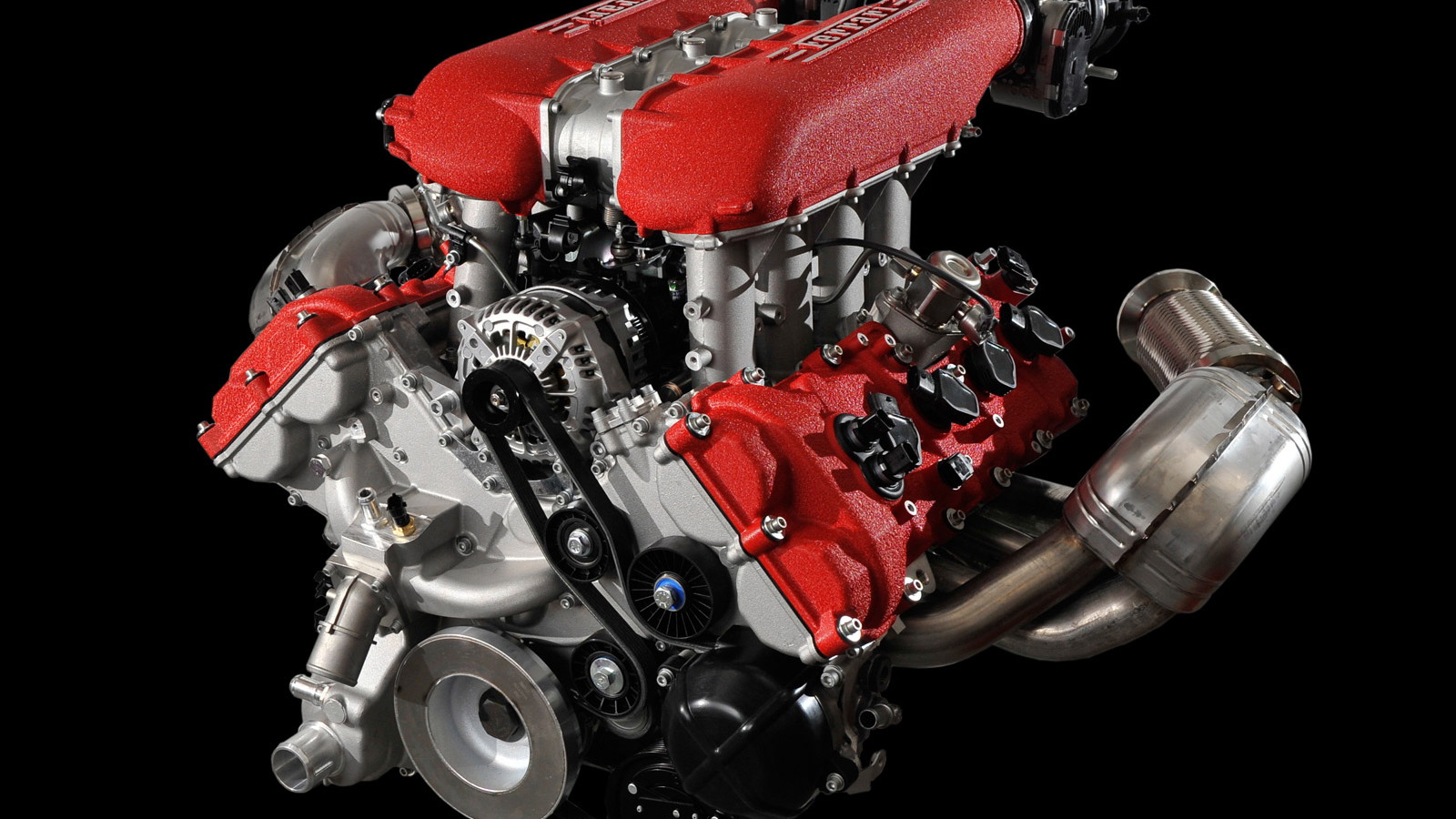 Ferrari 4.5-liter V-8 gasoline engine