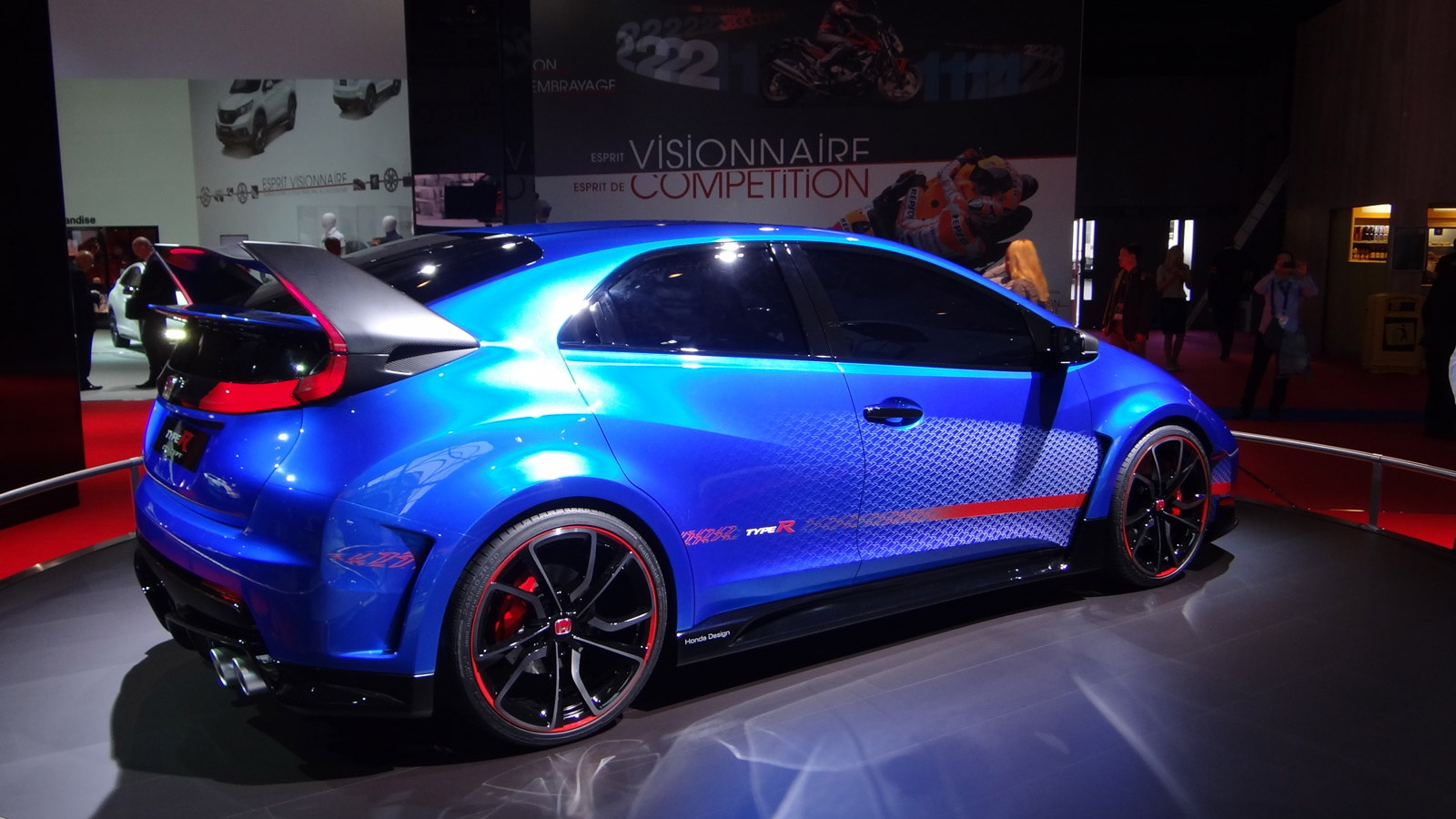 Honda Civic Type R concept, 2014 Paris Auto Show