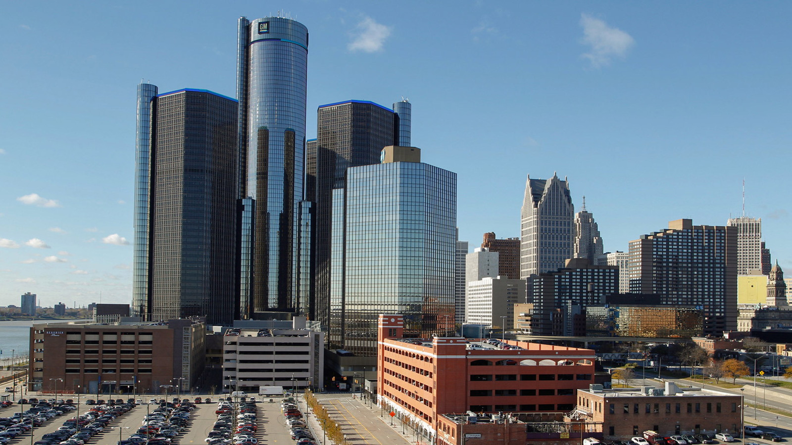 General Motors Renaissance Center in Detroit, Michigan