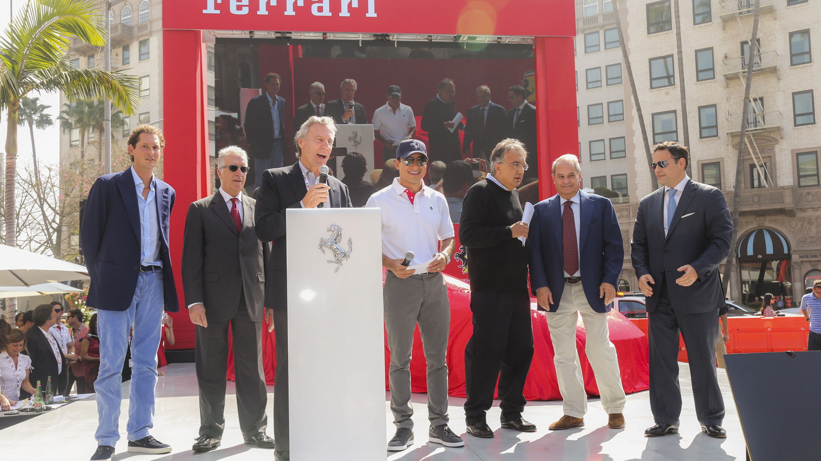 Ferrari F60 America launch, Beverly Hills, California