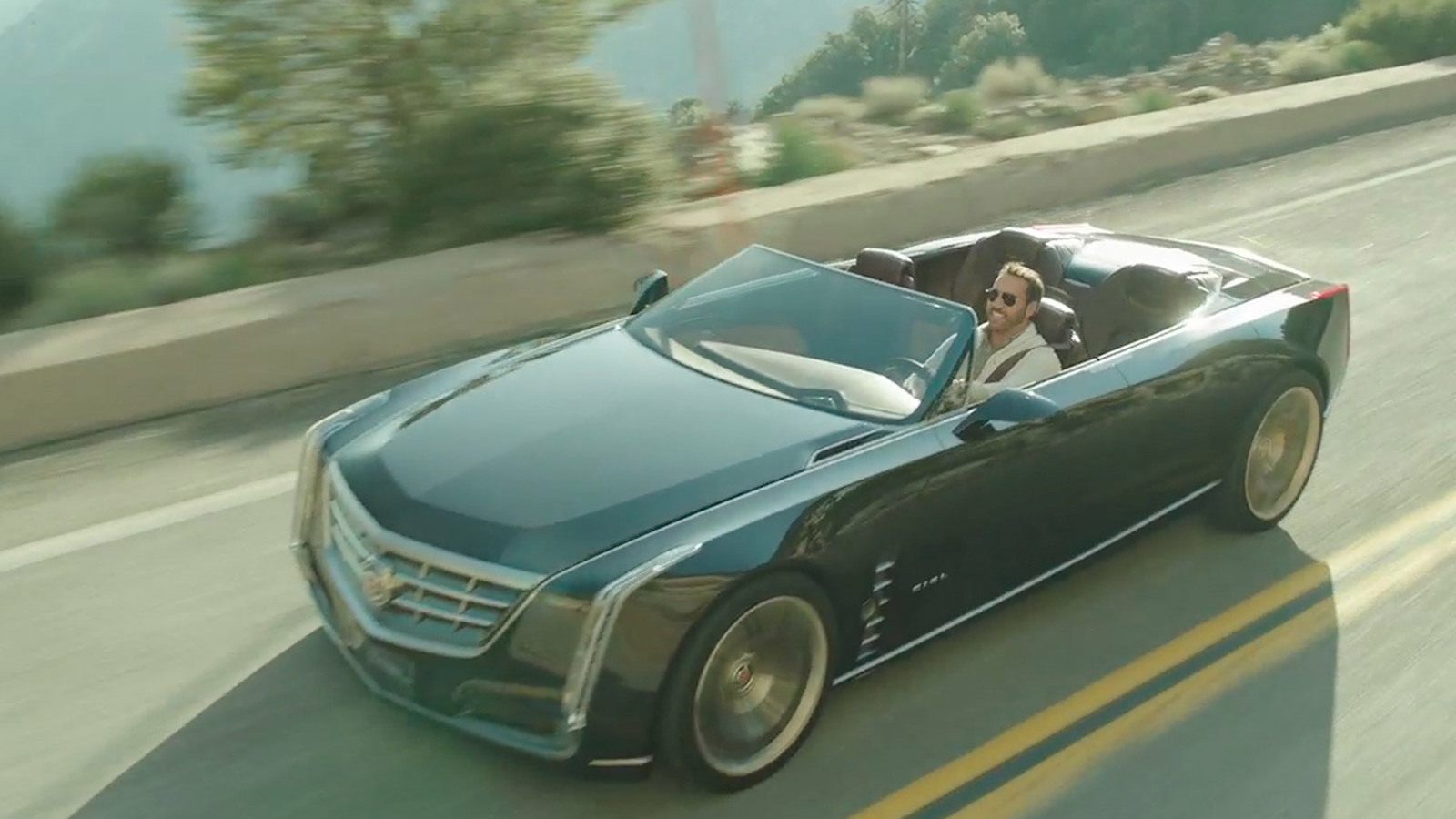 Jeremy Piven in the Cadillac Ciel concept