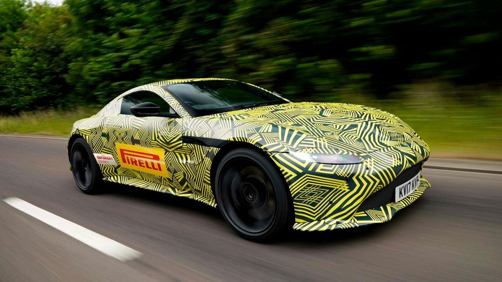 Teaser for 2018 Aston Martin Vantage
