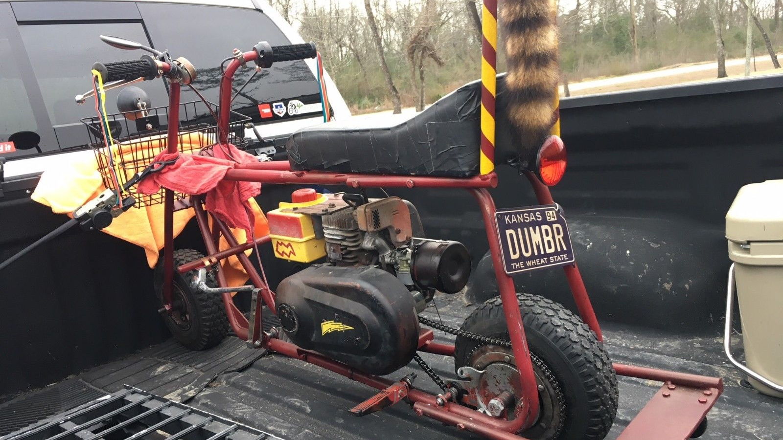 The original Dumb and Dumber mini bike is up for sale