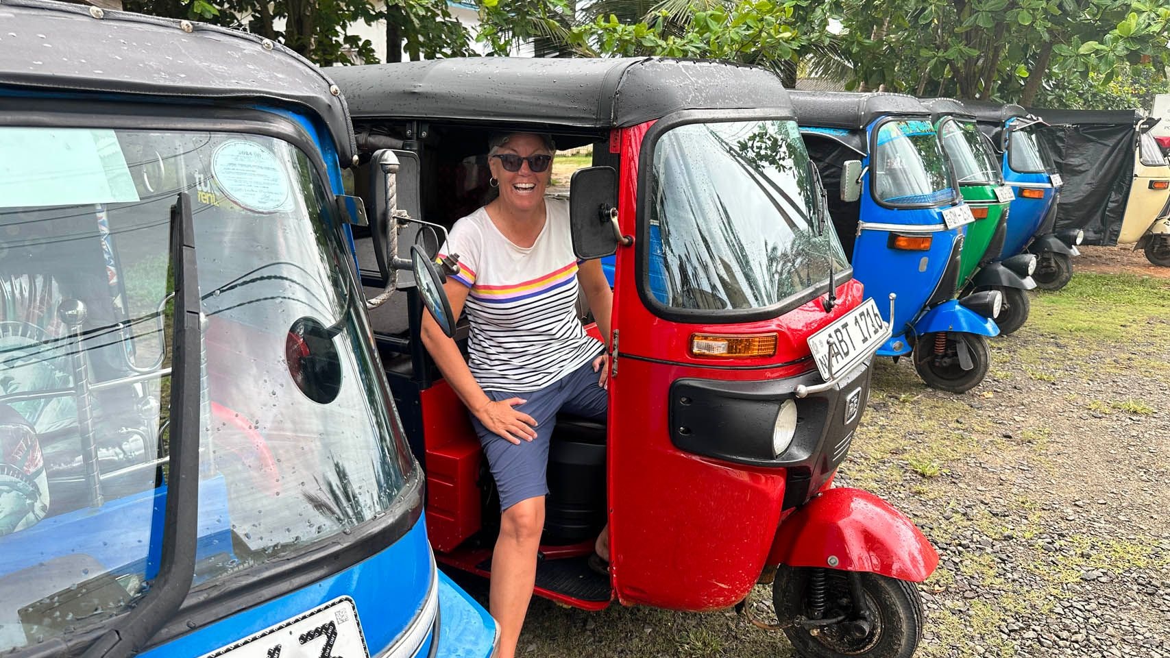 Driving a Tuk Tuk in Sri Lanka
