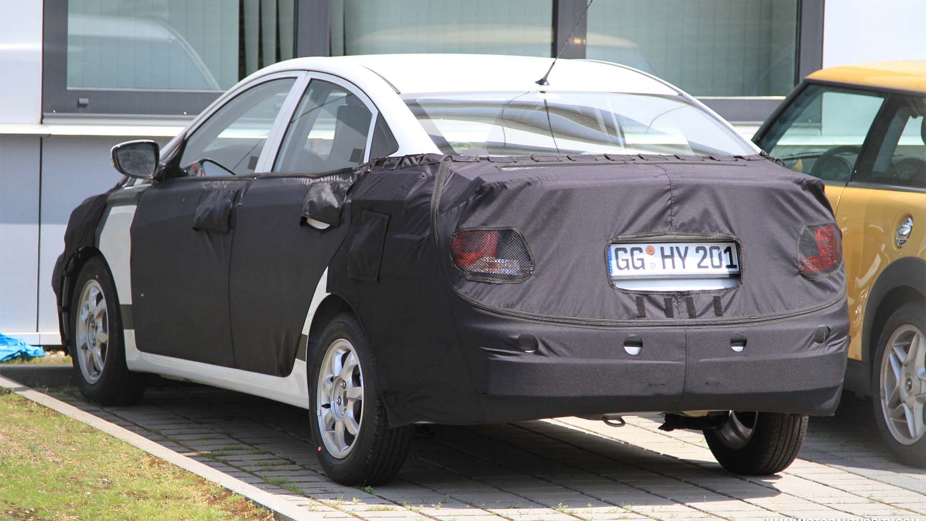2012 Hyundai Accent spy shots
