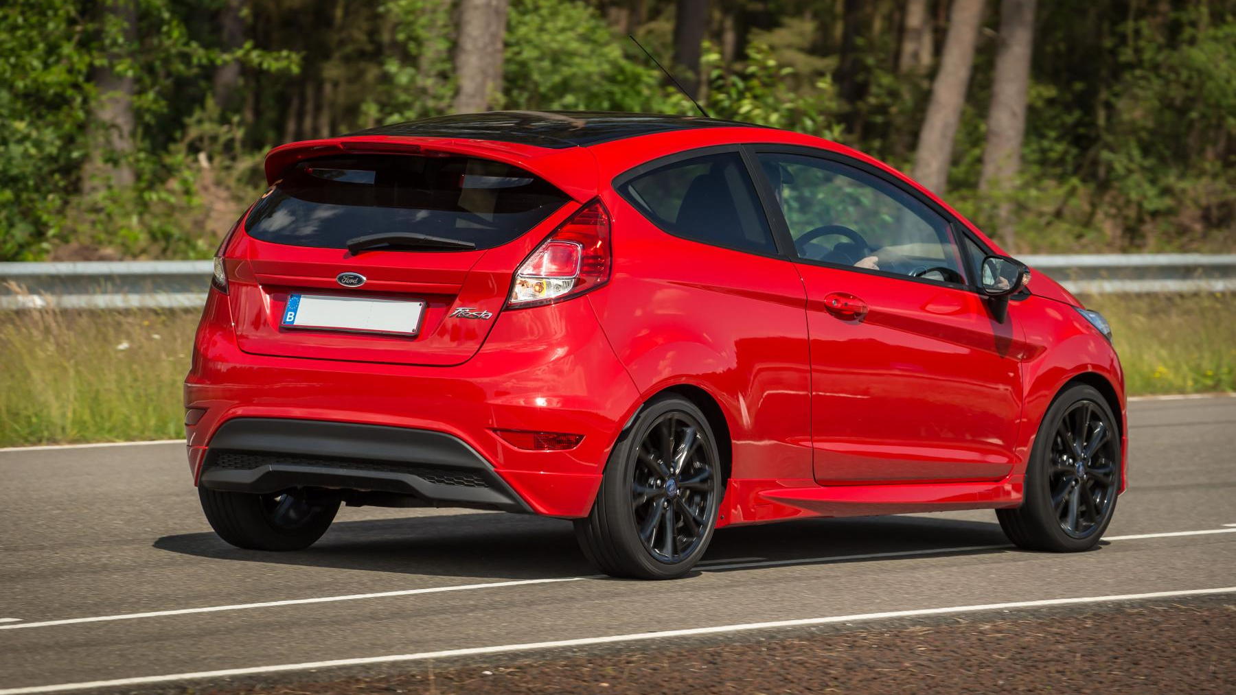 Ford Fiesta Red and Black 1.0 Ecoboost