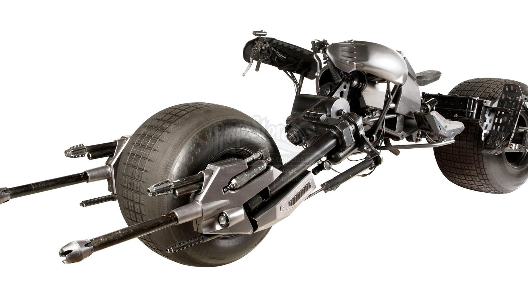Someone rose up like the Dark Knight and bought the Batpod for $406k