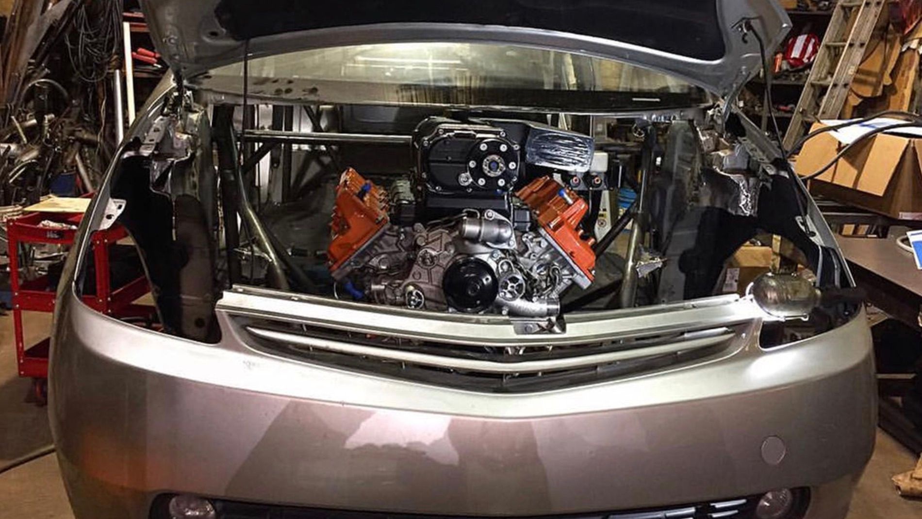 American Racing Headers Hellcat-powered Prius