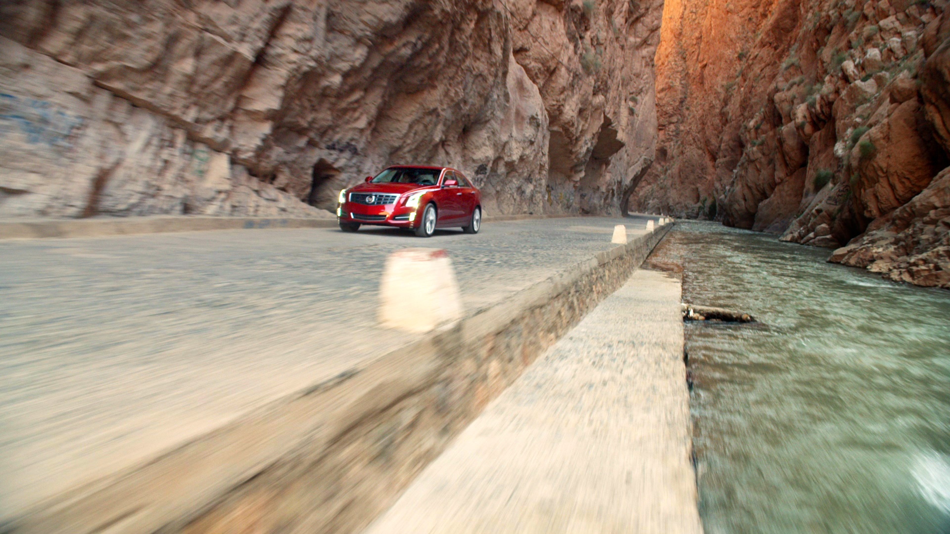 Still images from Cadillac ATS vs The World