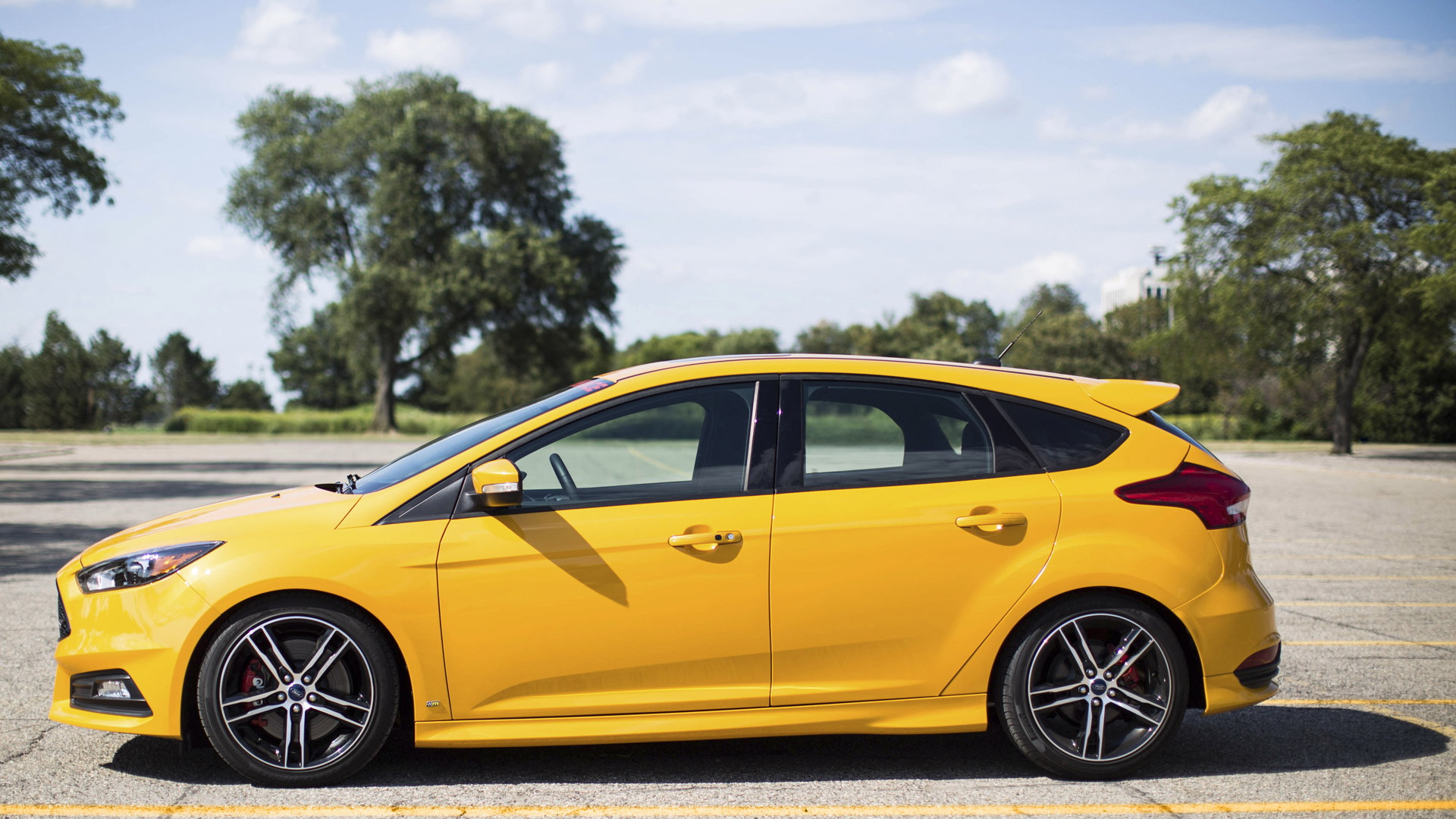 2015 Ford Focus ST equipped with Ford Performance upgrades