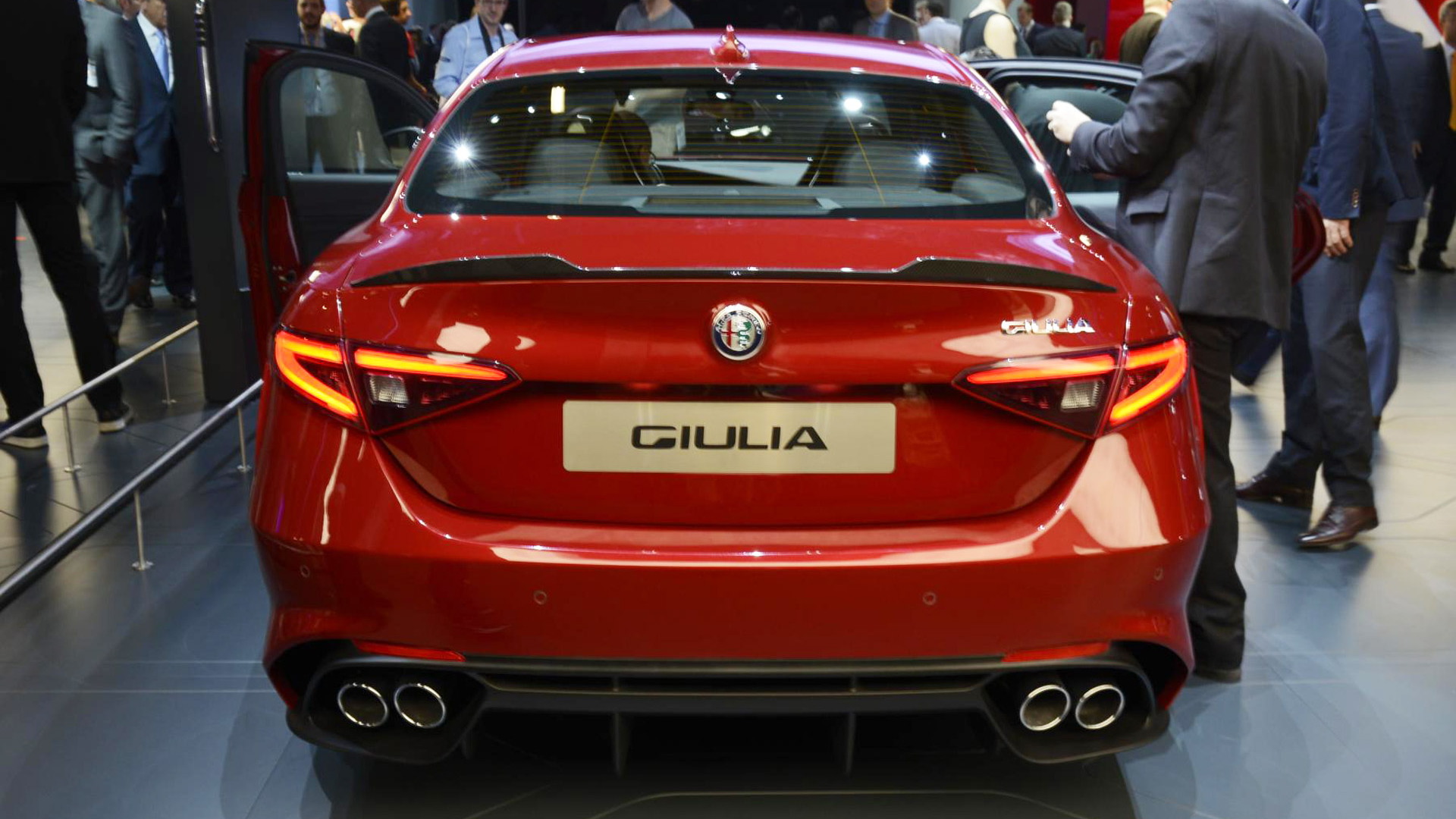 Alfa Romeo Giulia Quadrifoglio, 2015 Frankfurt Auto Show