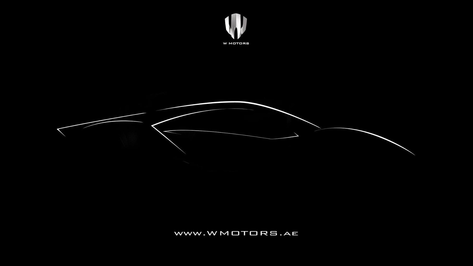 Teaser for W Motors Fenyr Supersport debuting at 2015 Dubai Motor Show