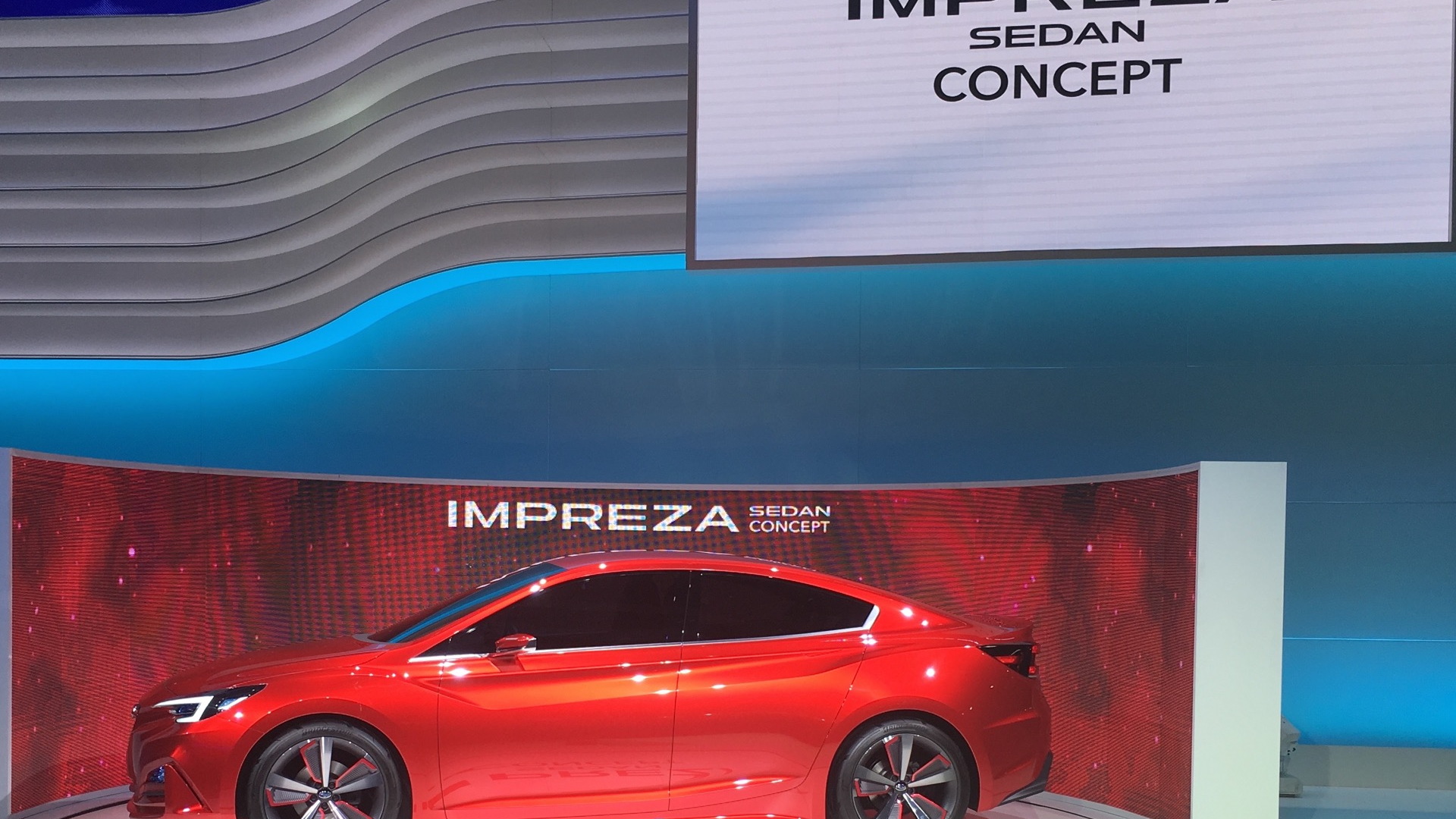 Subaru Impreza Sedan Concept  -  2015 Los Angeles Auto Show live photos