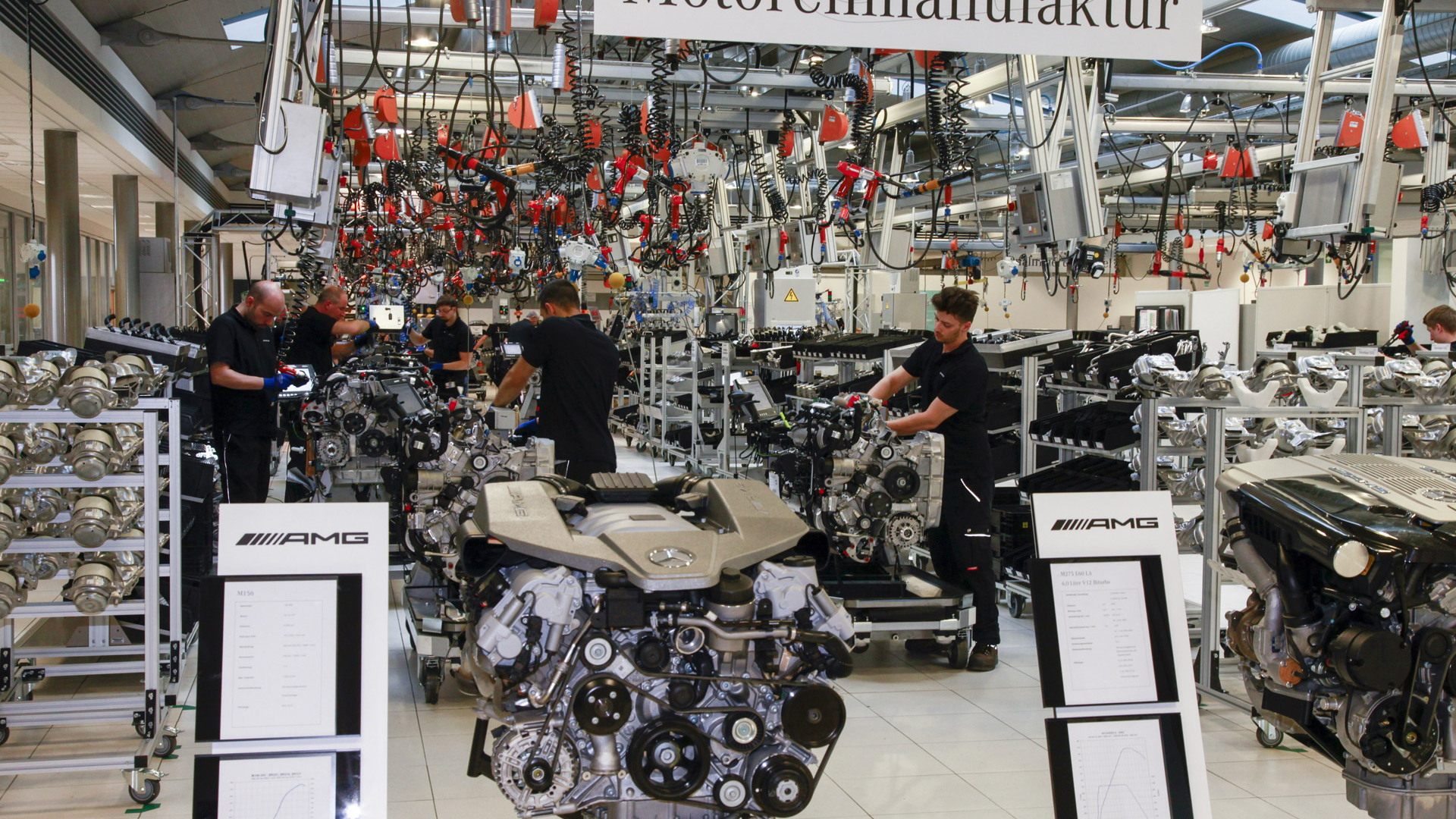 Mercedes-AMG engine production