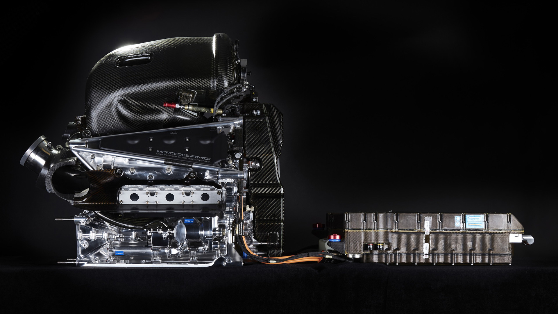 Mercedes AMG W07 Hybrid 2016 Formula One car power unit