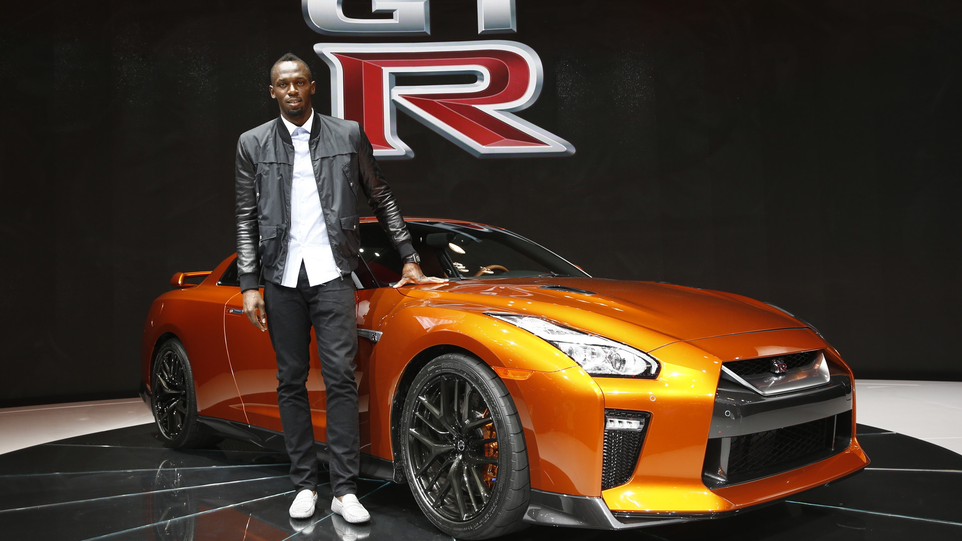 Usain Bolt and the 2017 Nissan GT-R