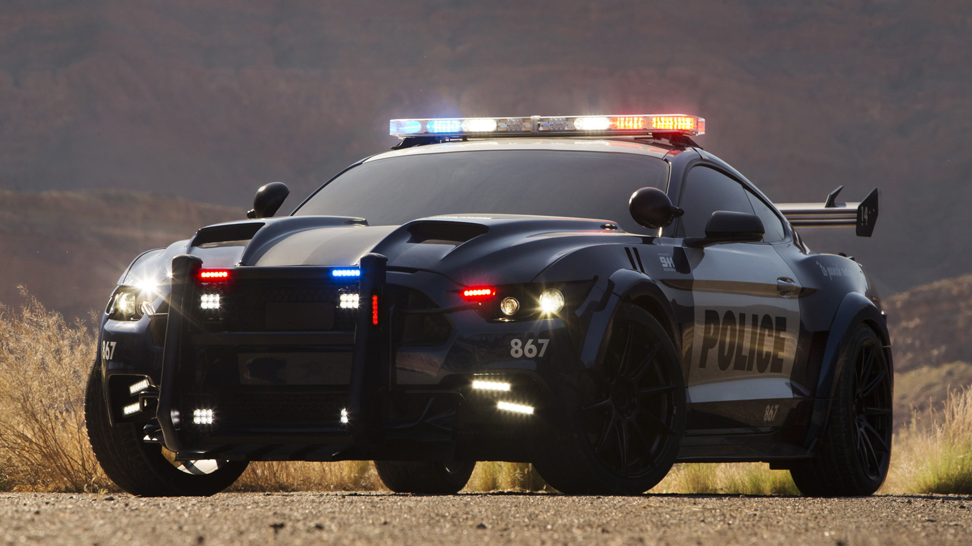 Barricade Ford Mustang police car from 'Transformers: The Last Knight'