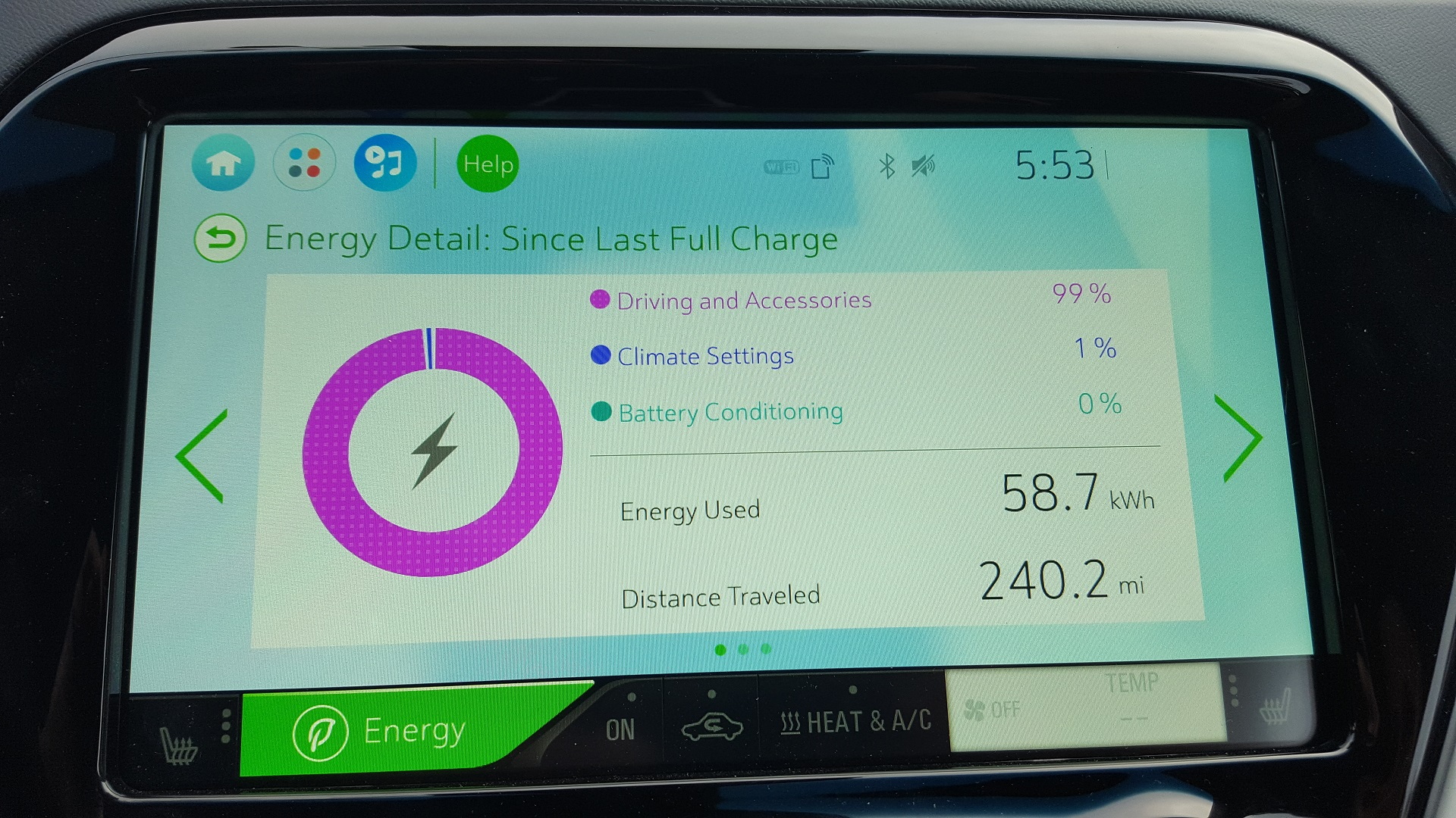 chevy bolt ev user interface reviewer calls it best of any electric car