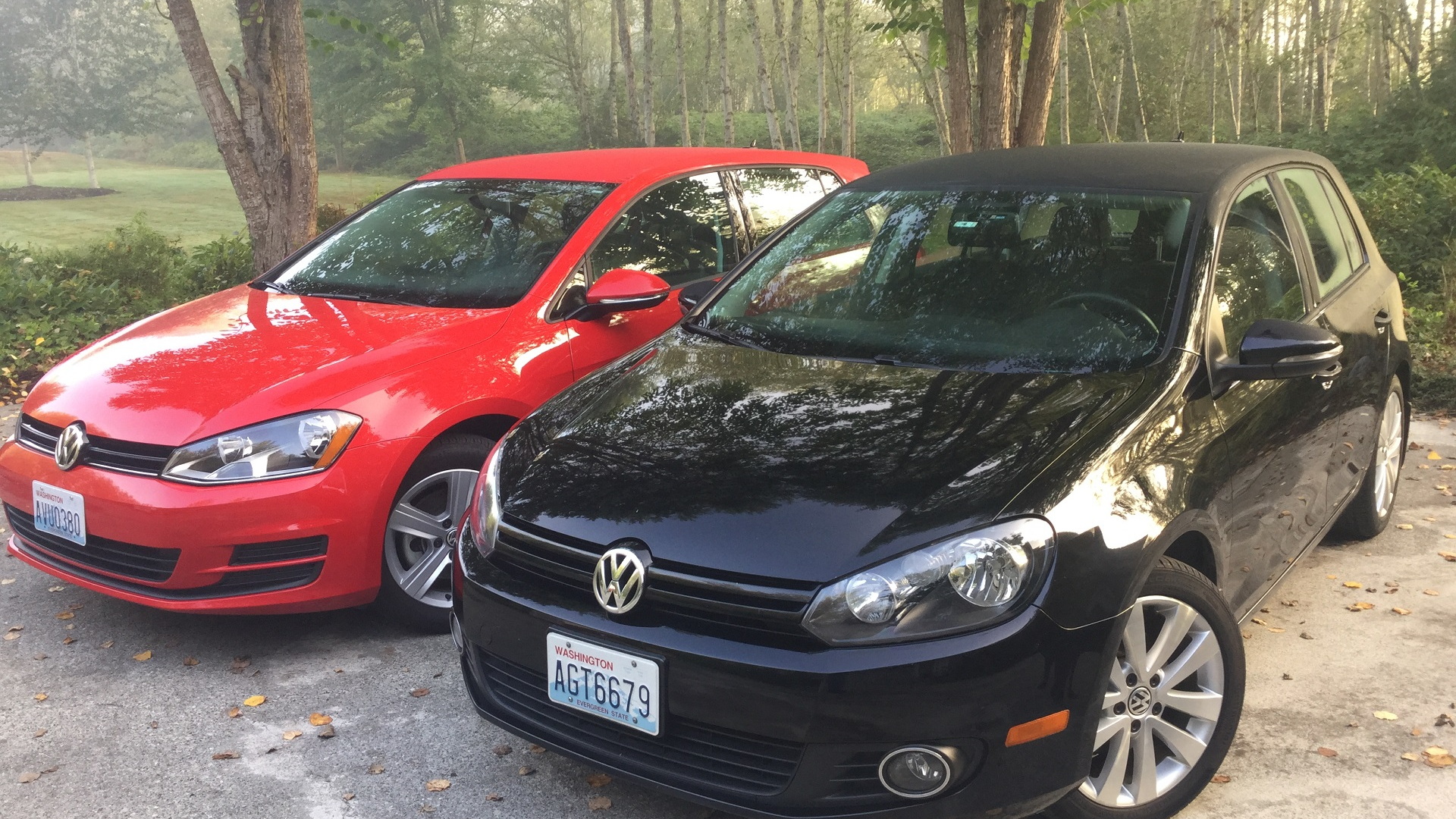 Volkswagen TDI diesel vehicles owned by Phil Grate and family, Seattle, Washington