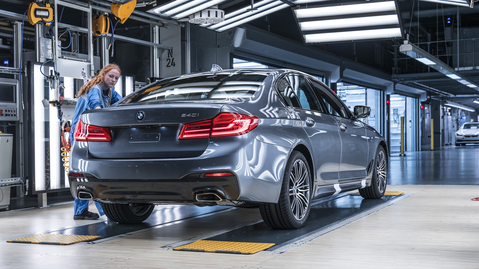 2017 BMW 5-Series production in Dingolfing, Germany