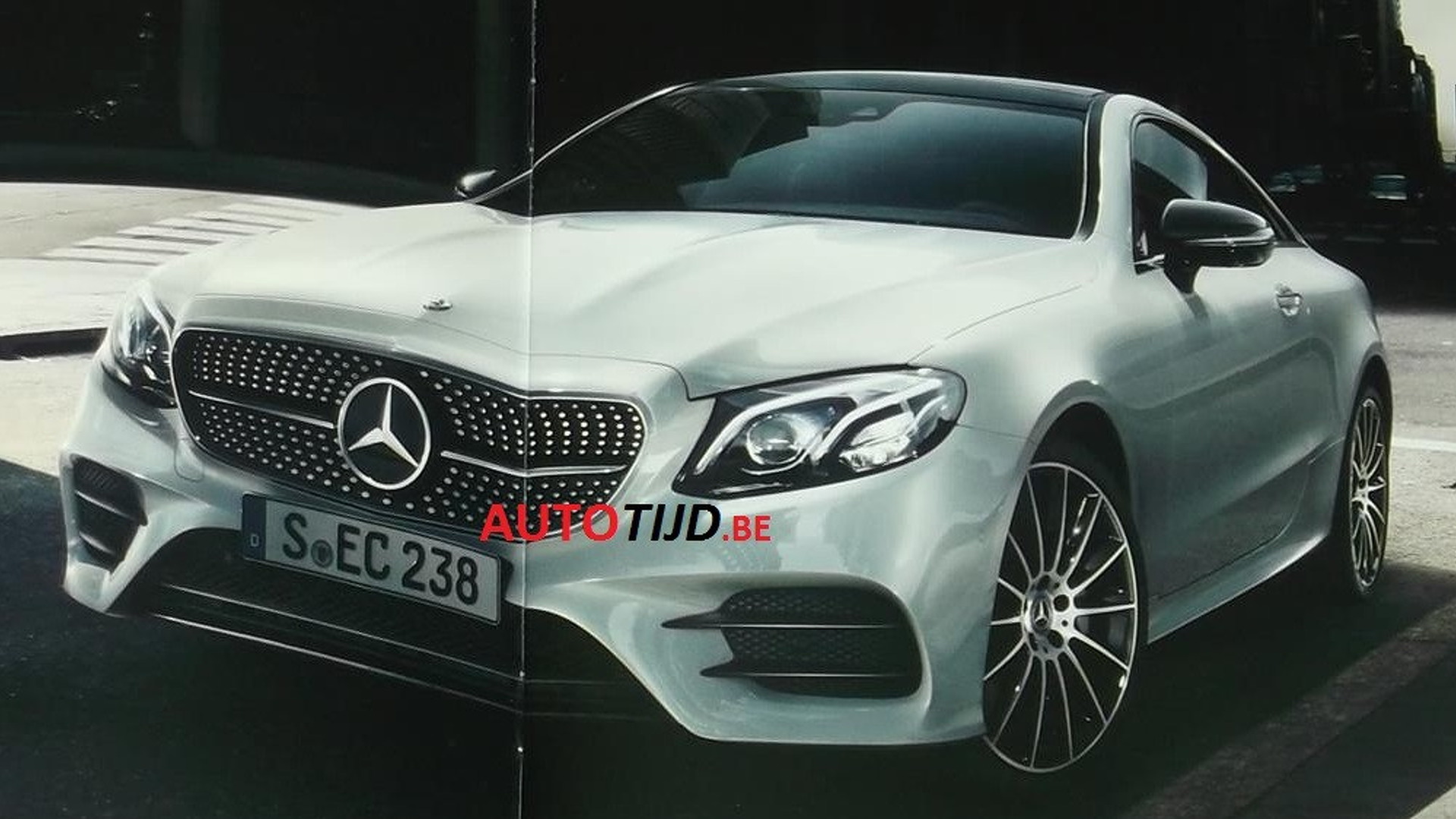 2018 Mercedes-Benz E-Class Coupe leaked - Image via AutoTijd