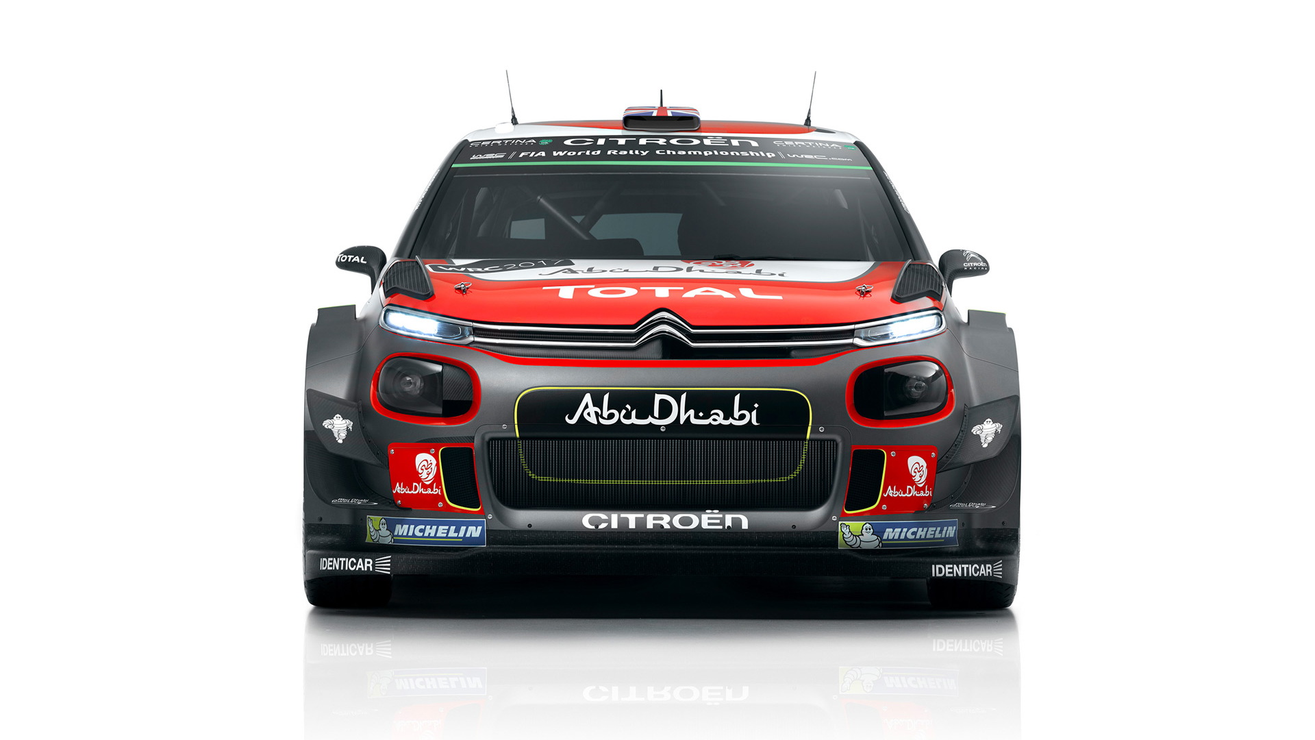 2017 Citroën C3 WRC rally car
