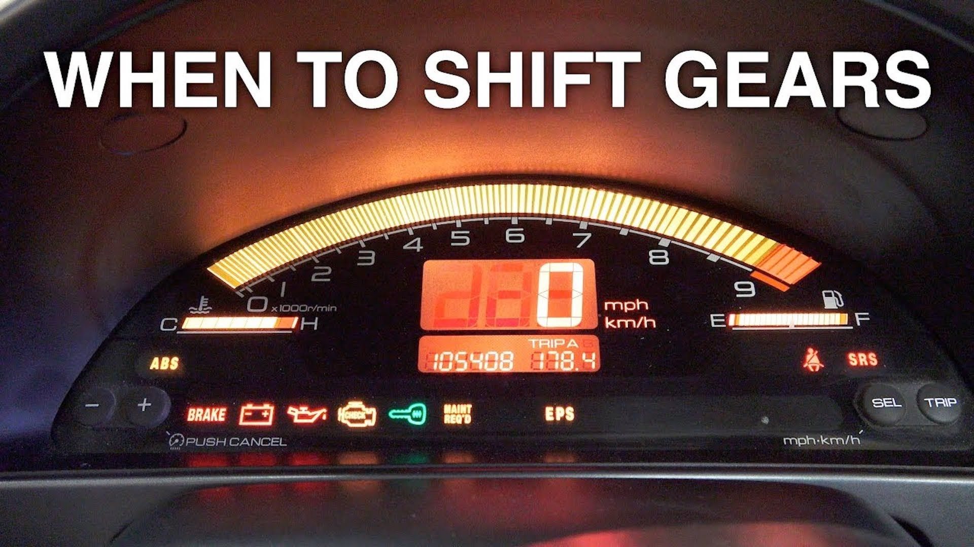 When should you shift for fastest acceleration?