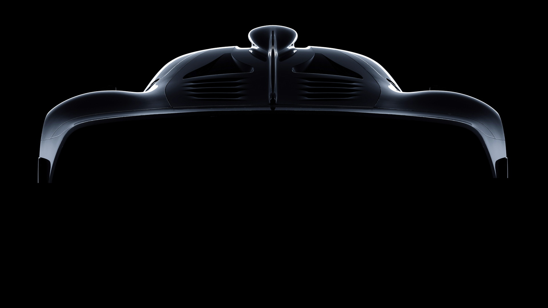 Teaser for Mercedes-AMG Project One debuting at 2017 Frankfurt auto show
