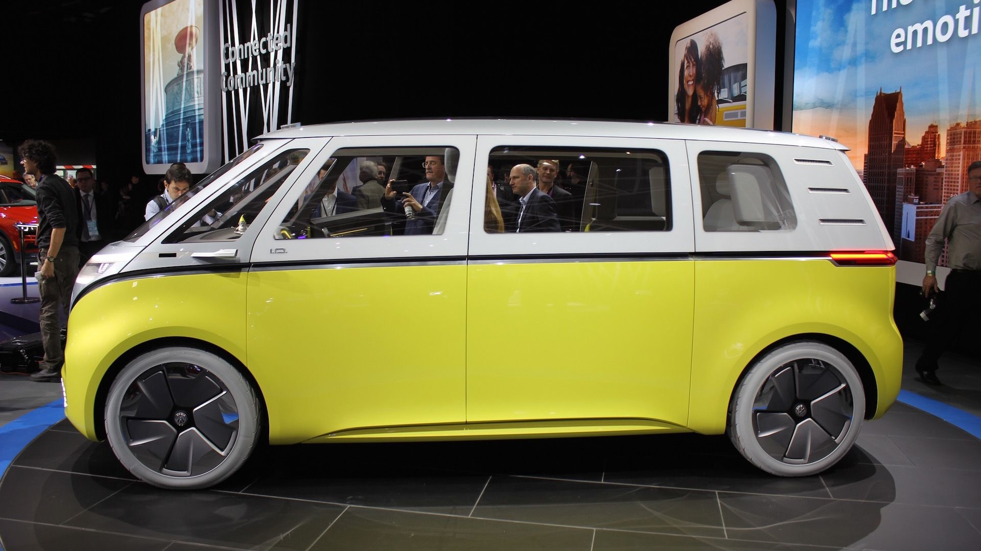 Volkswagen ID Buzz concept, 2017 Detroit auto show